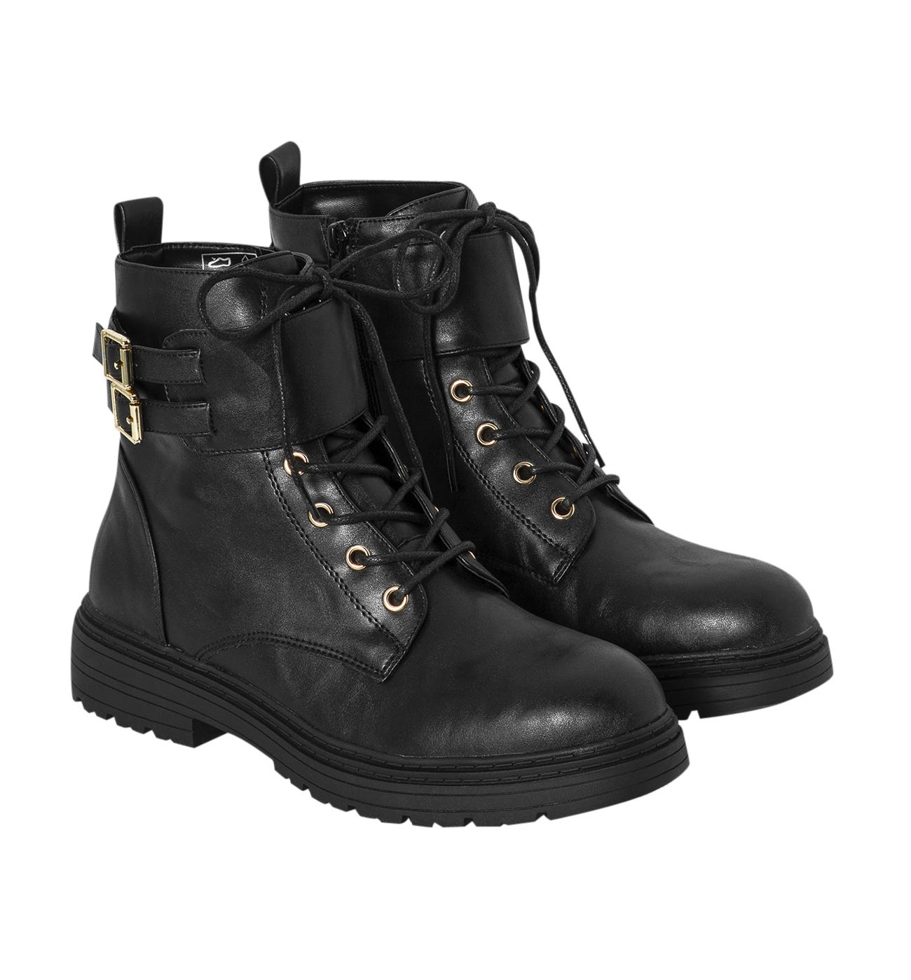 Boots rangers à lacets Femme