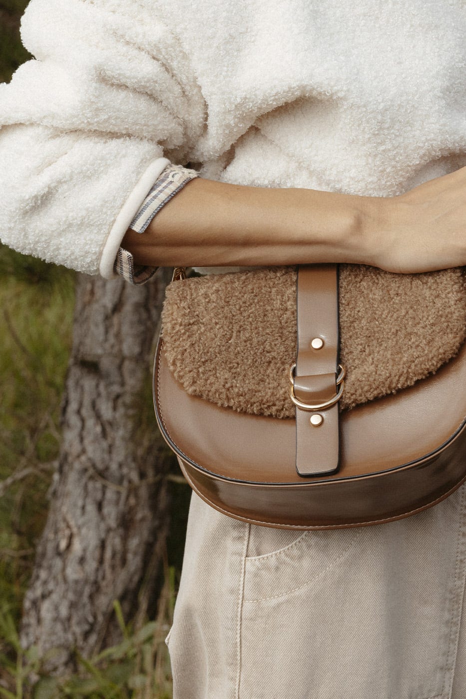 Sac besace à bandoulière