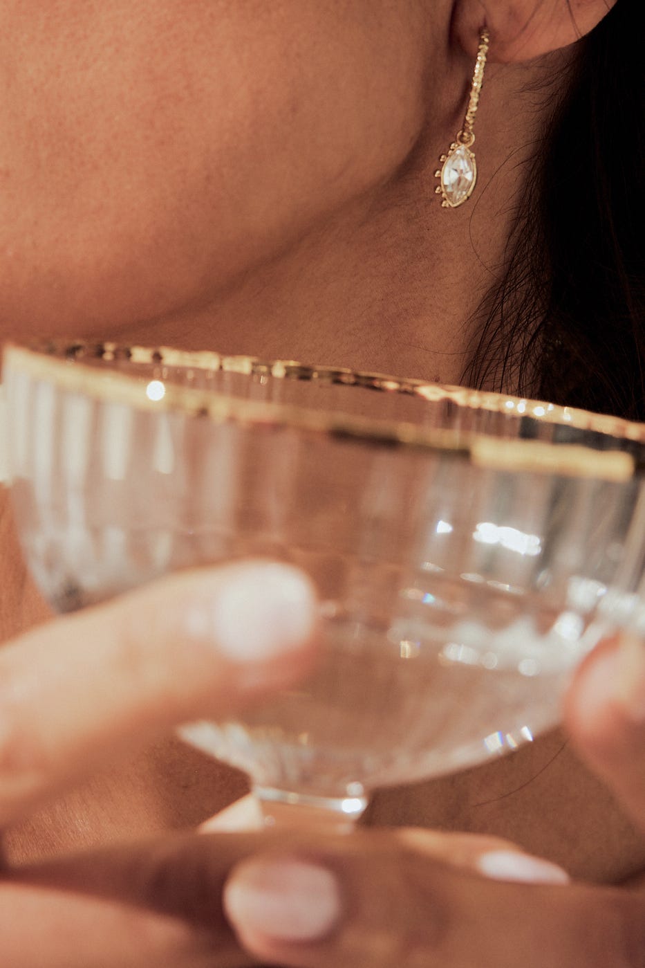 Kreolen mit Anhänger ECLIPSE