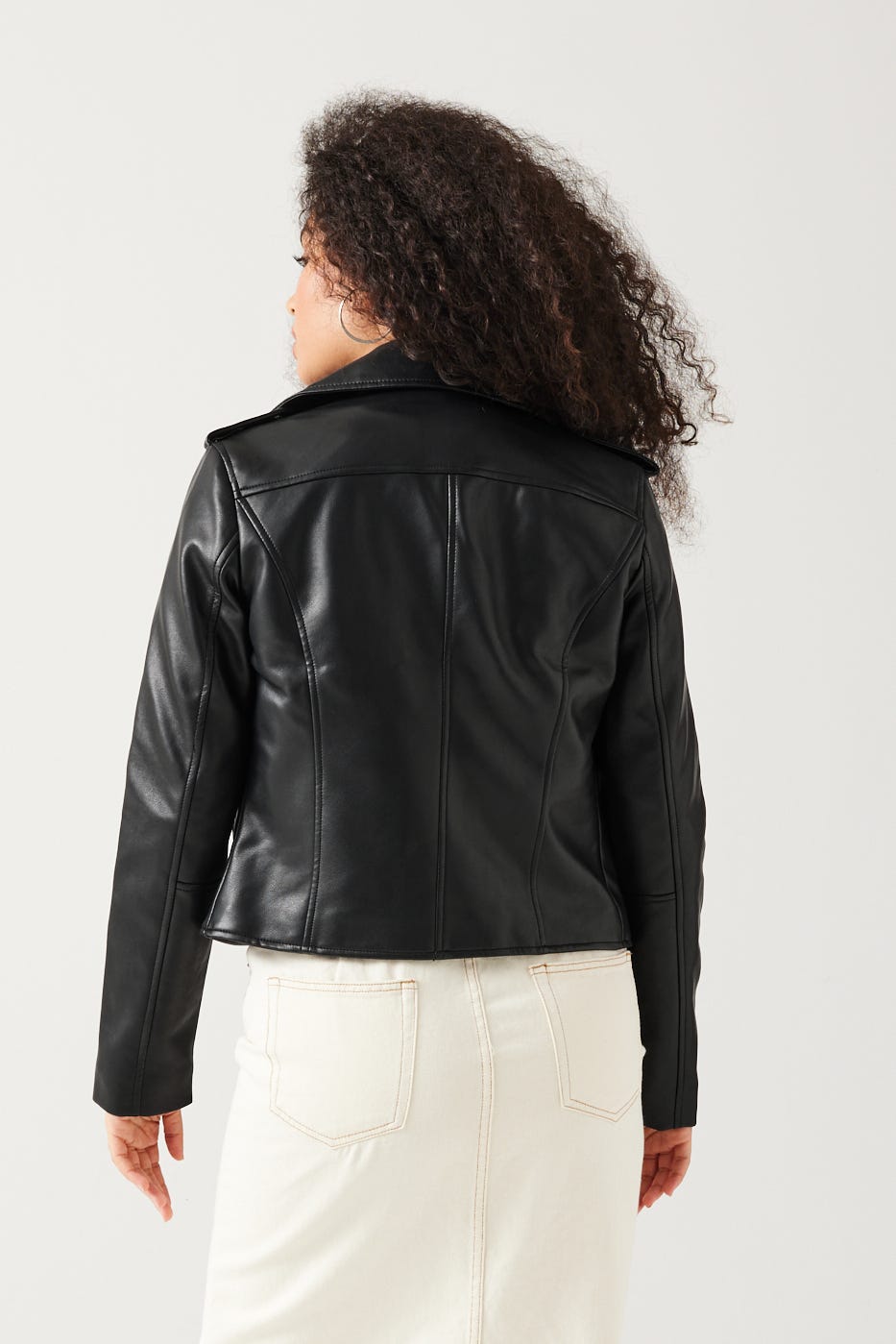 Faux leather jacket