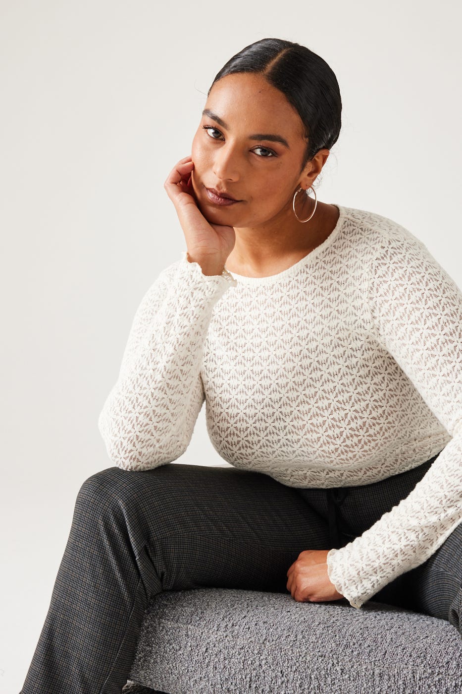 Maglia in pizzo