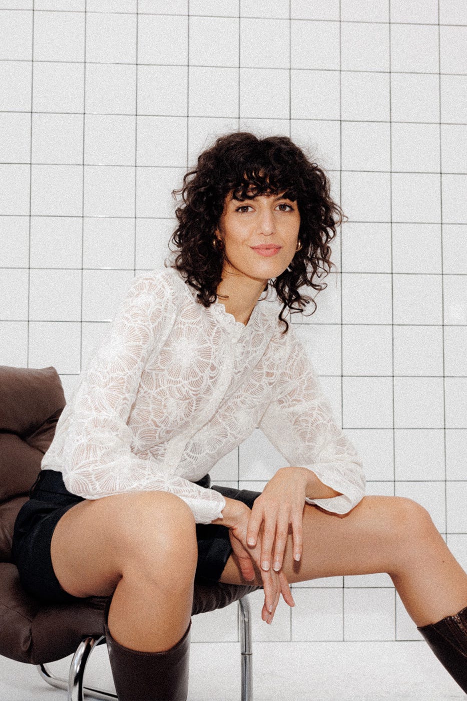 Chemisier en dentelle Femme