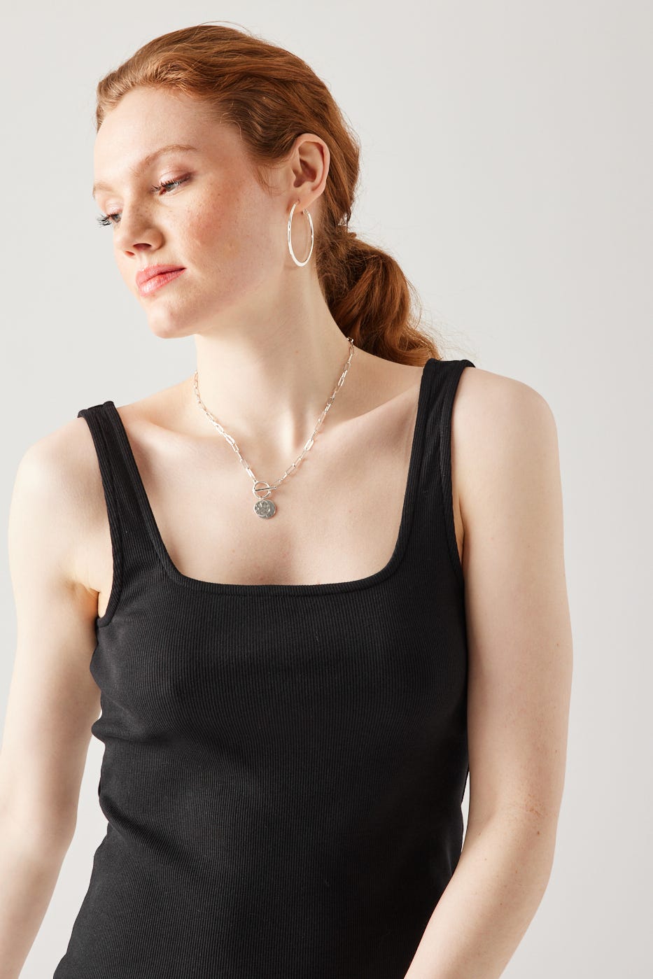 Robe-débardeur unie Femme