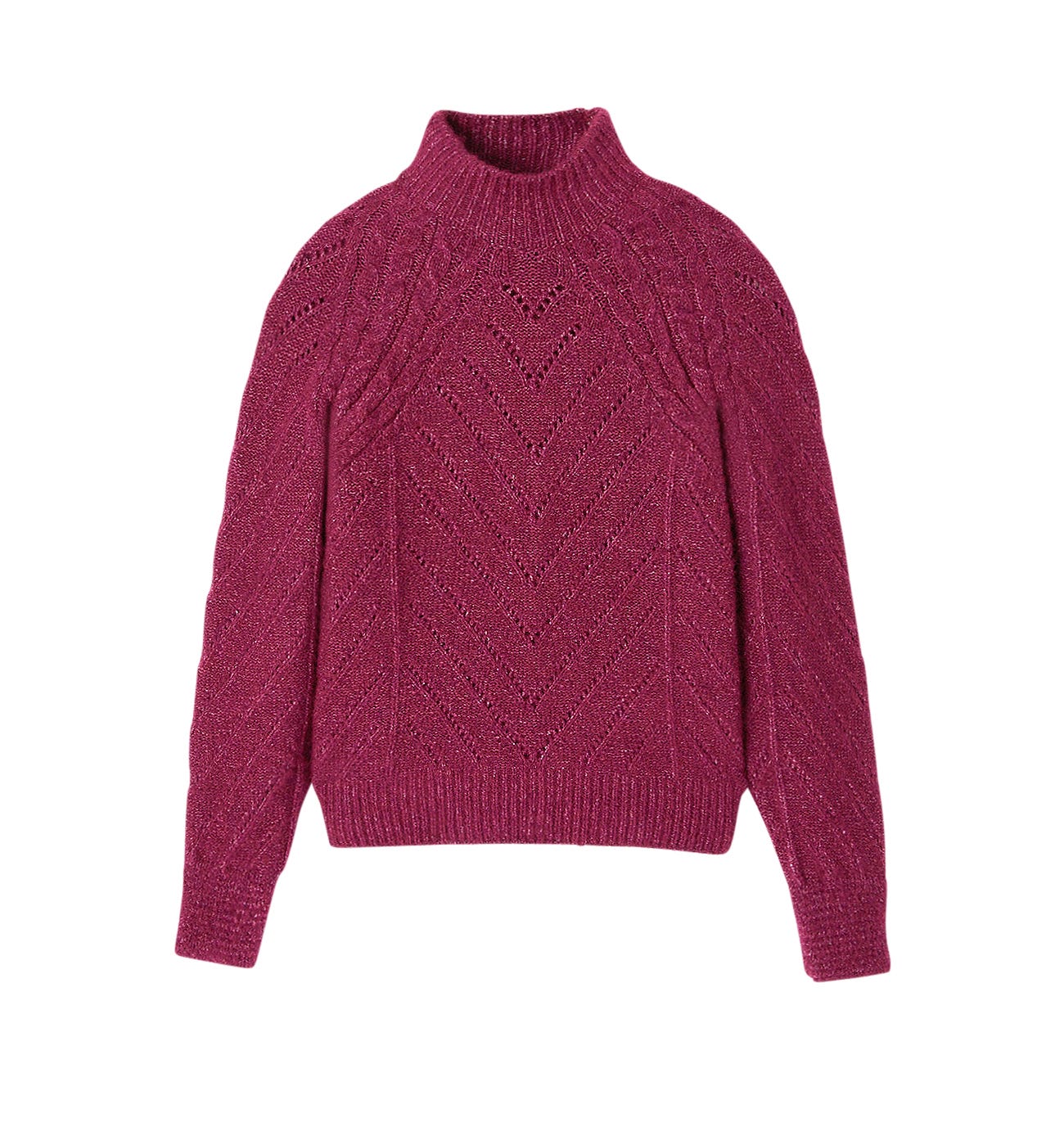 Pullover mit Stehkragen