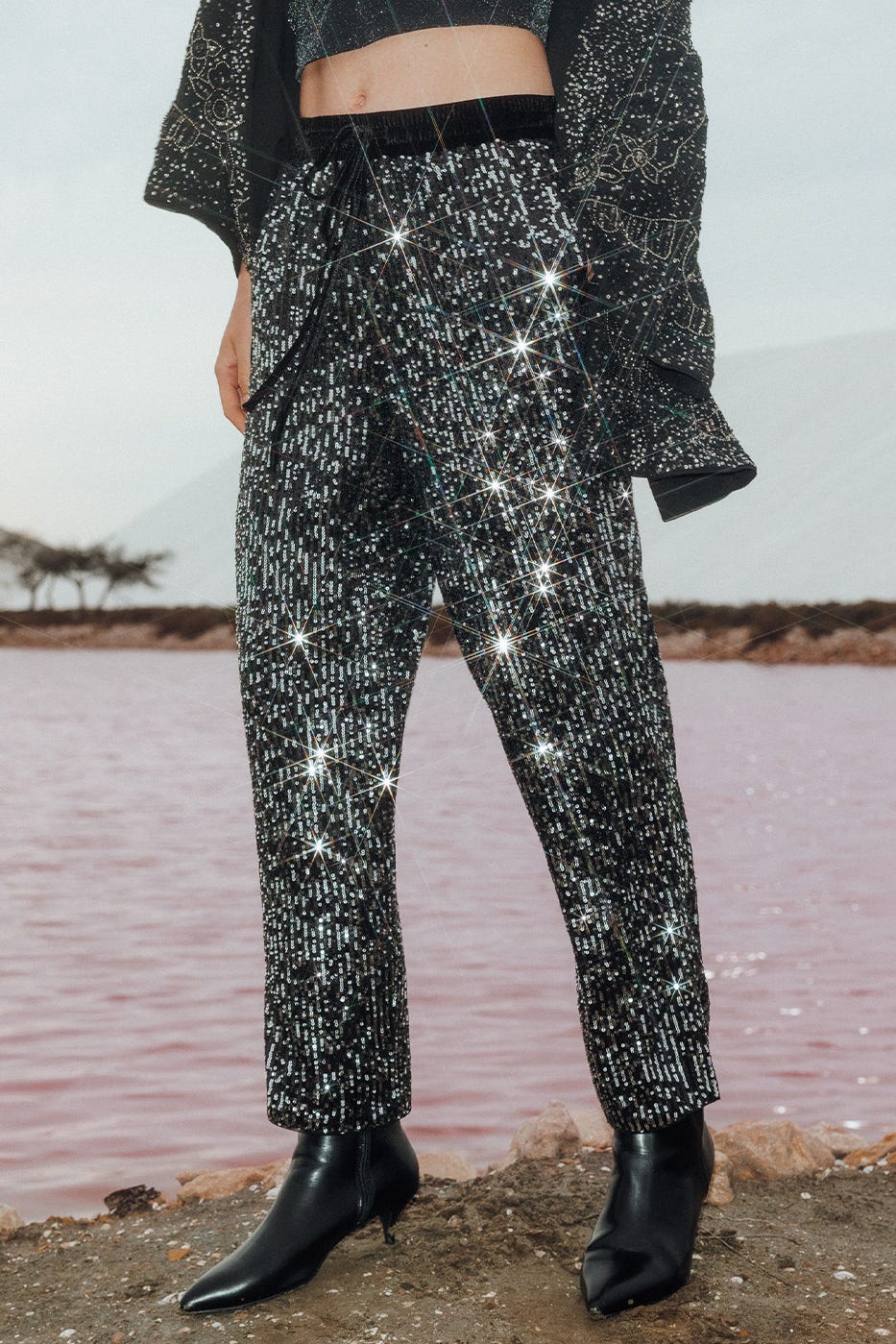 Pantaloni di paillette