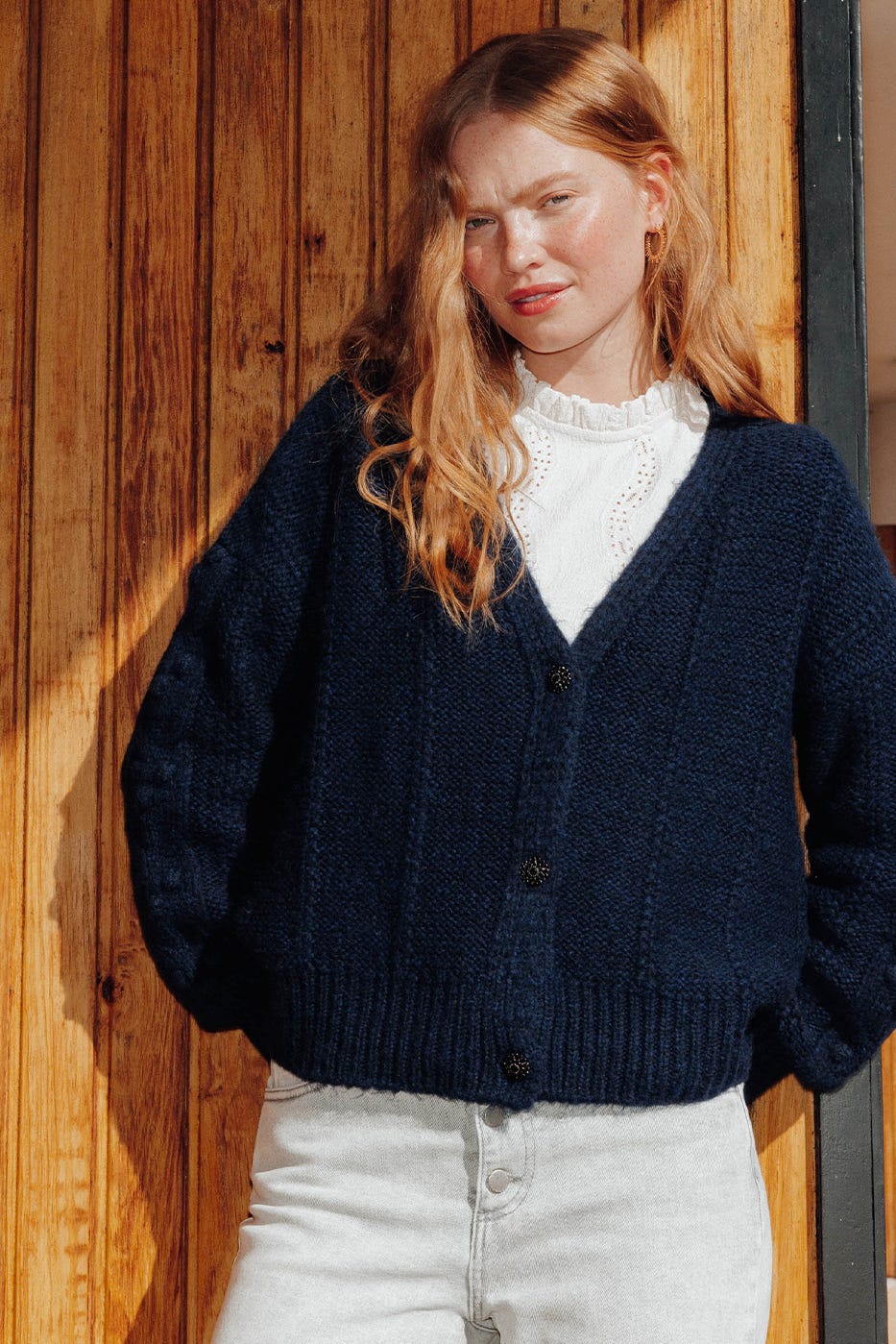 Gilet torsadé Femme