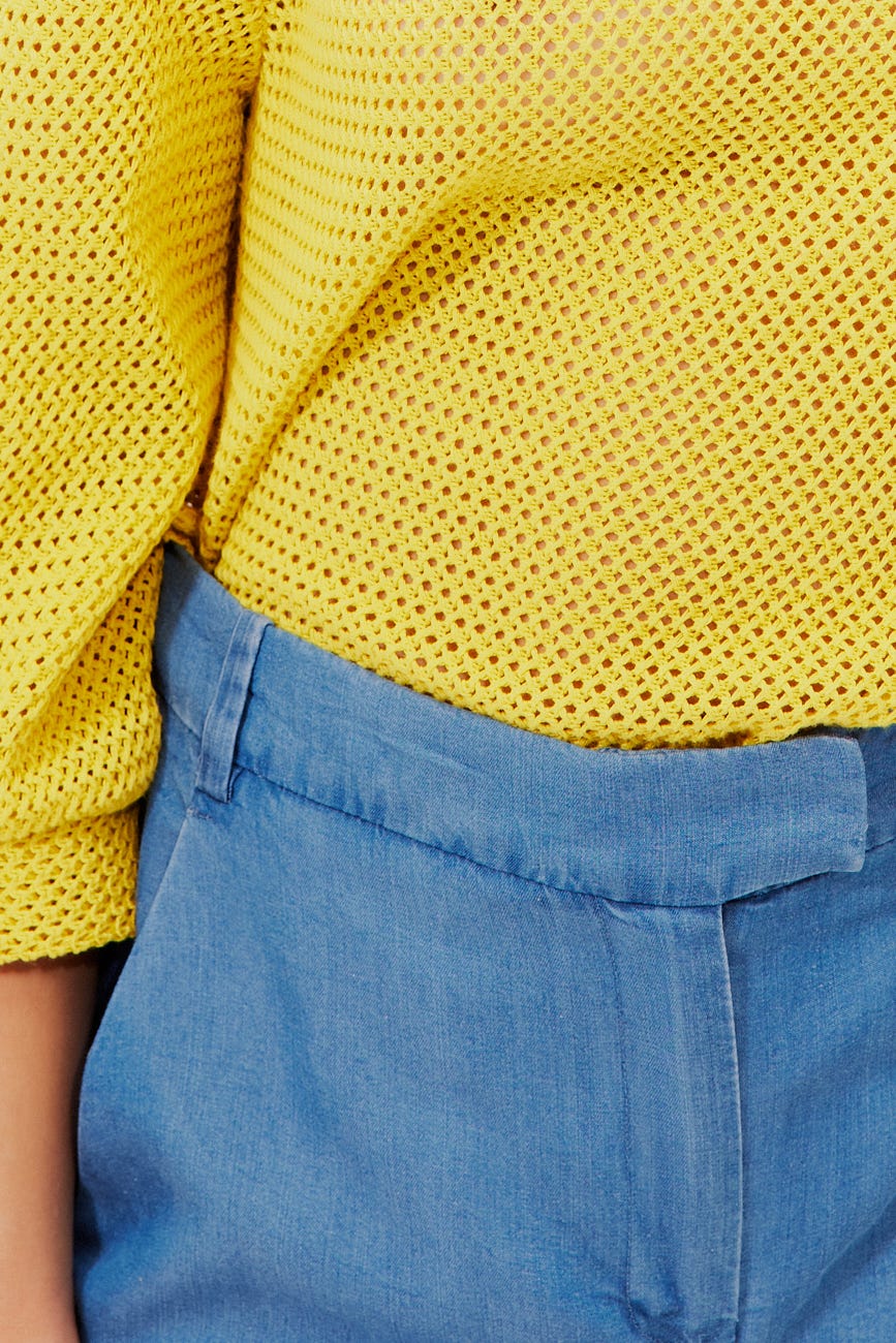 Bermuda en lyocell Femme