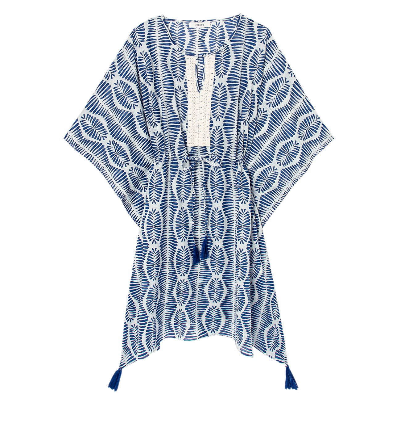 Cotton kaftan Multicolour print