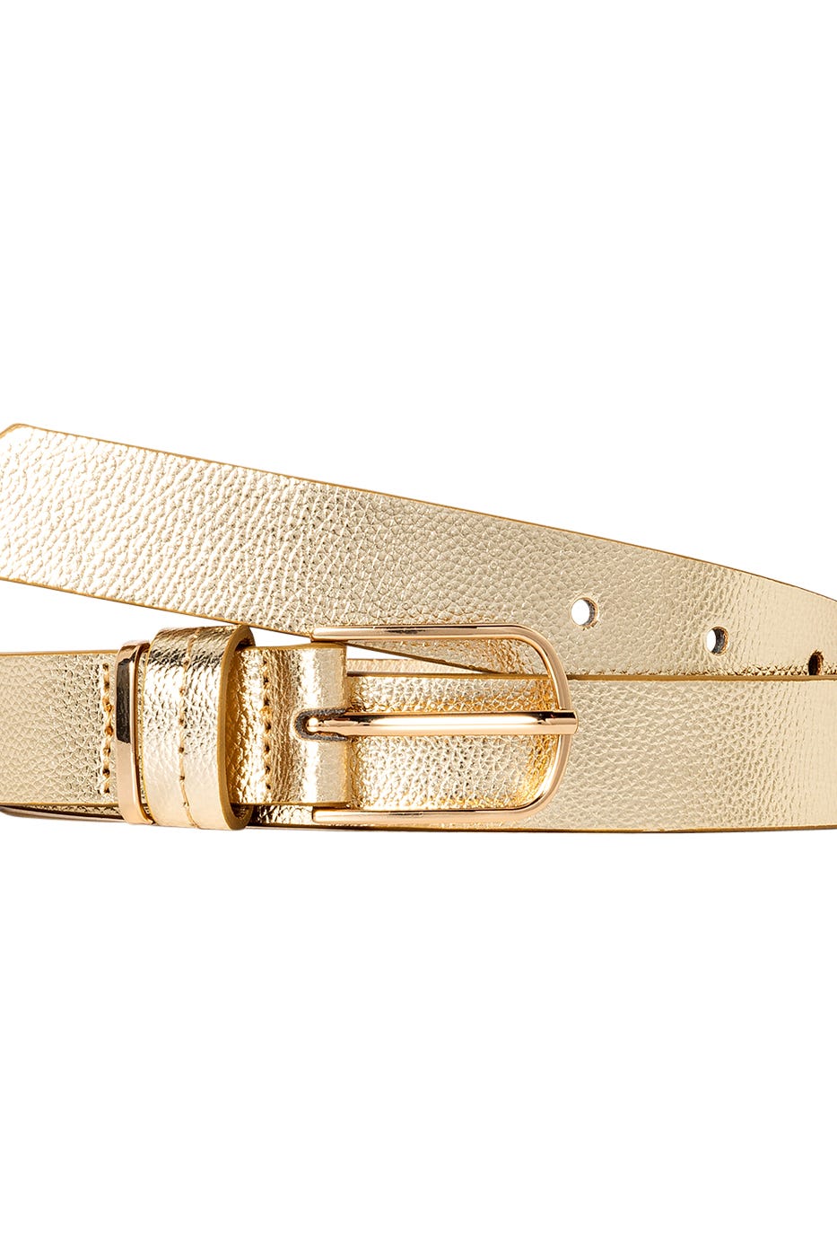 Ceinture effet cuir irisé