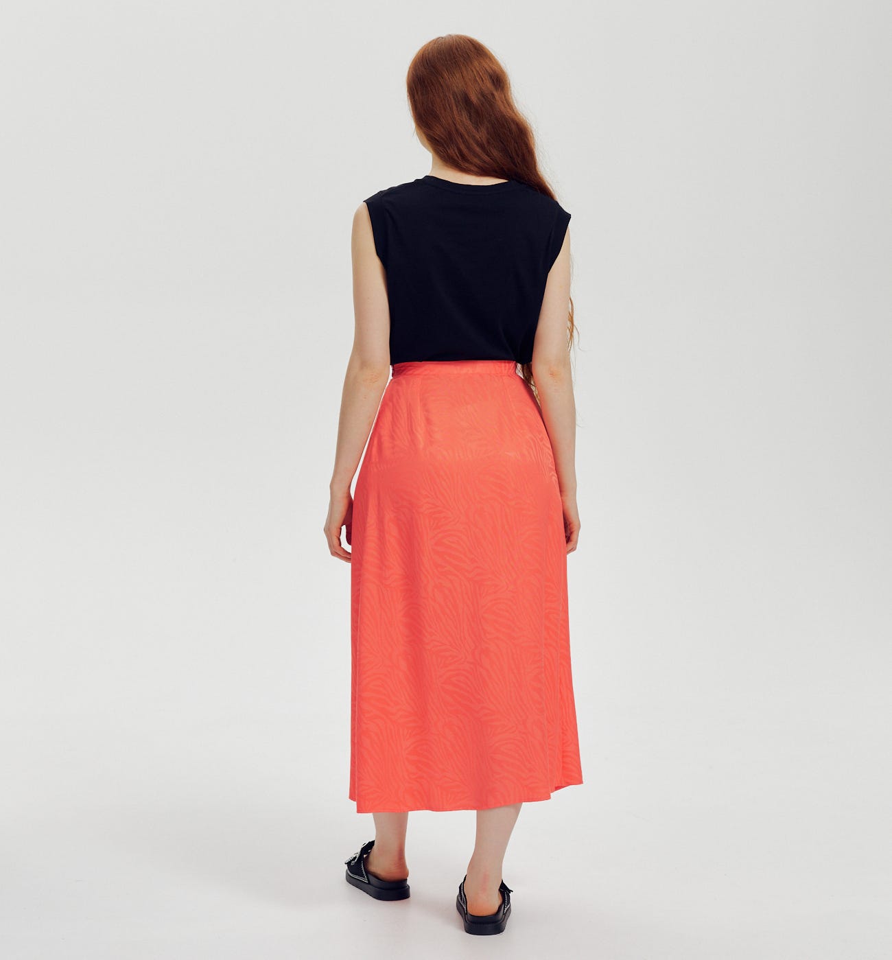 Midnight Safari Zebra Print Skirt - FINAL SALE