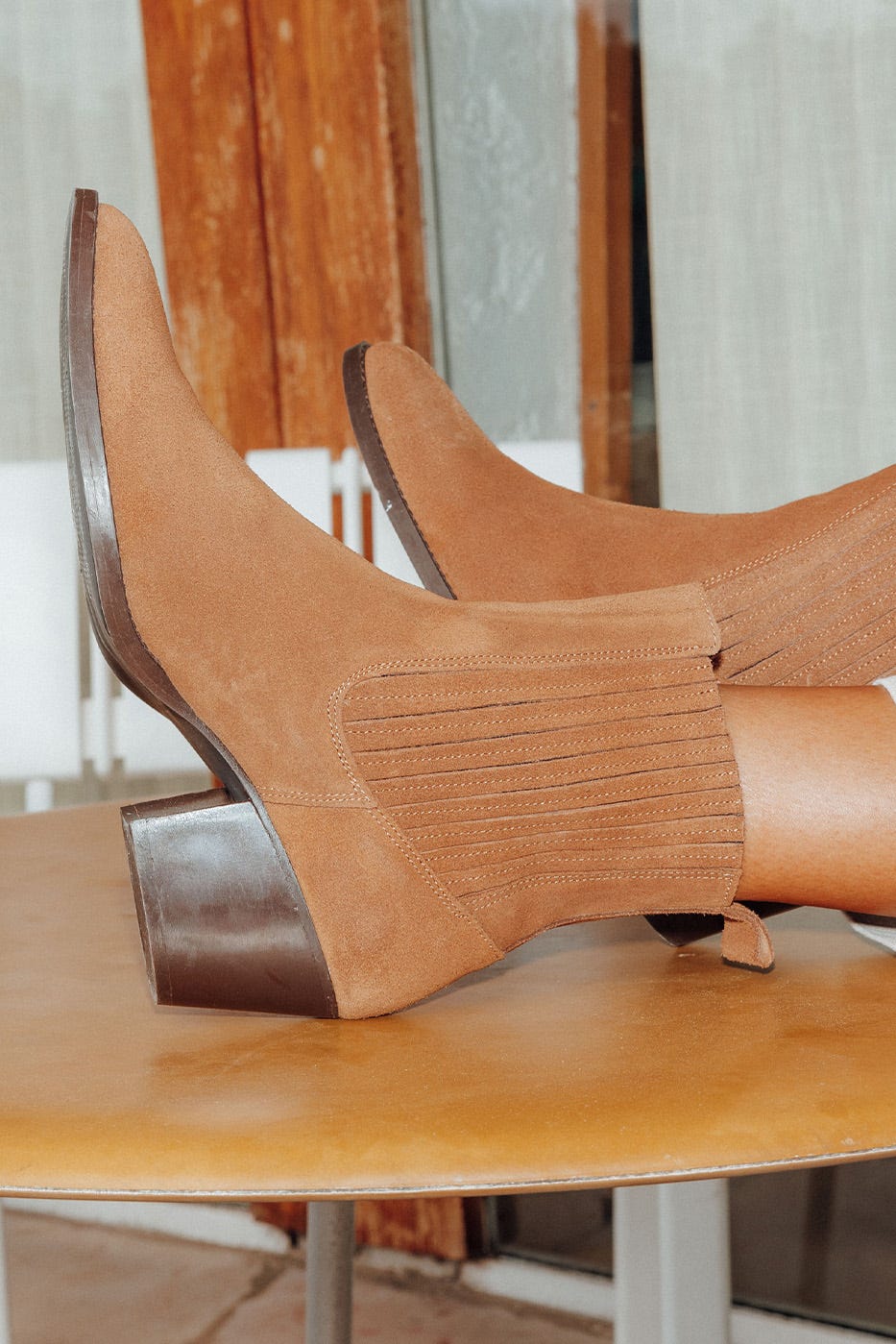 Far West leather boots