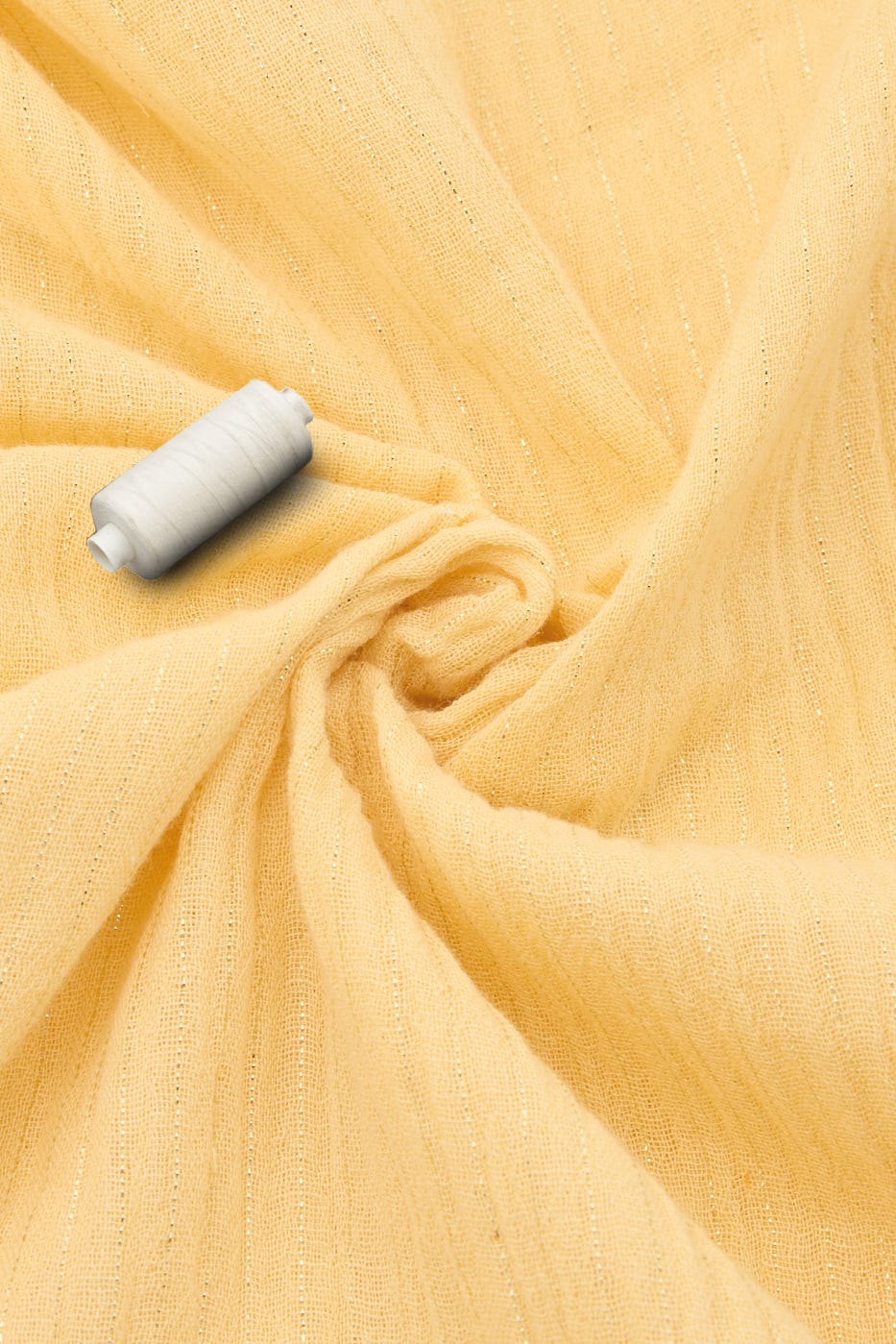 Cotton gauze fabric cut