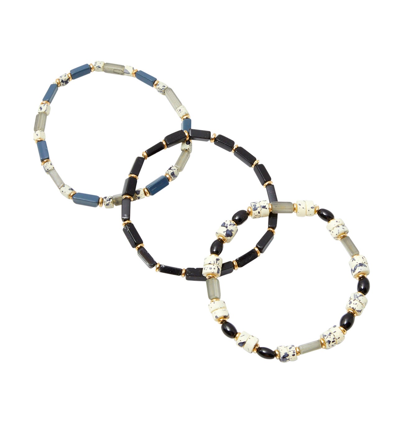 Set of 3 bracelets Gold
