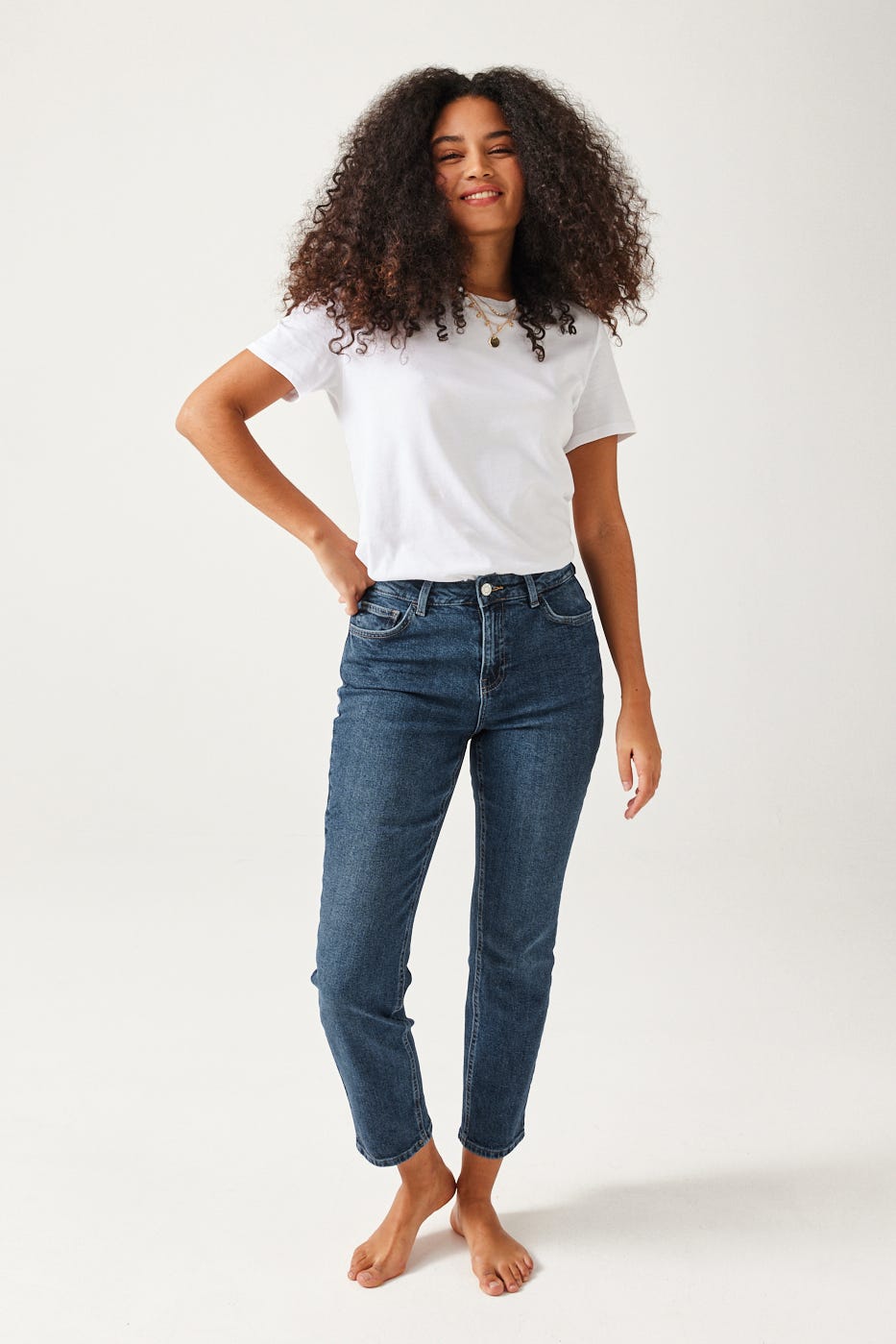Jean slim cropped Femme GASTON