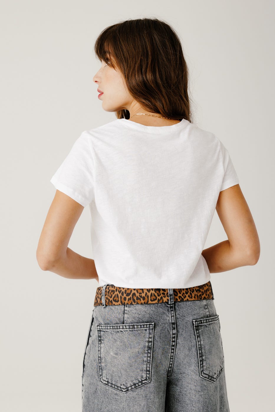 T-shirt collo a V