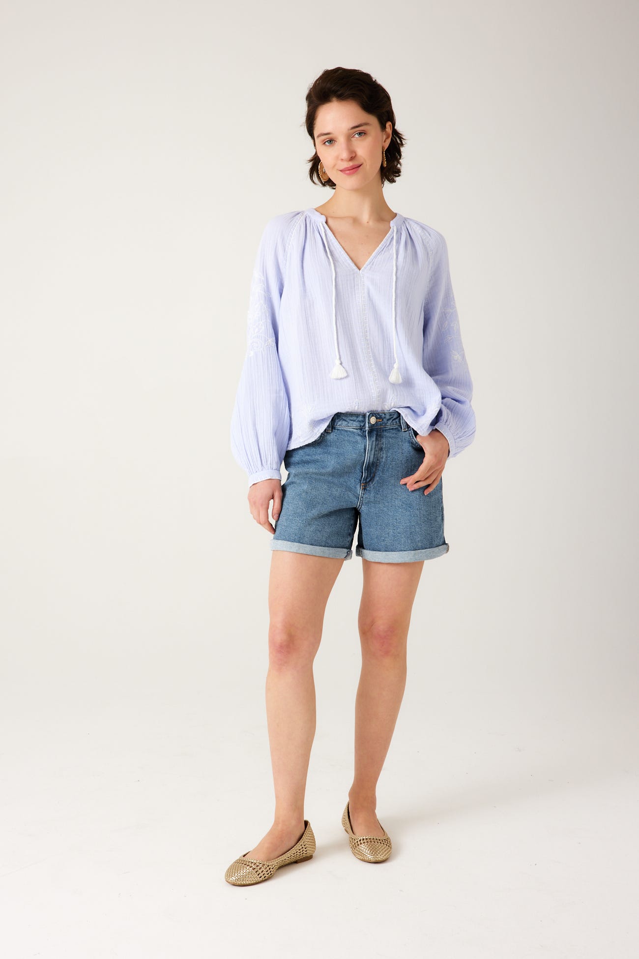 Shorts in denim