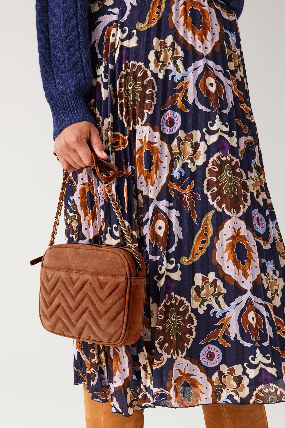 Sac en cuir matelassé Femme