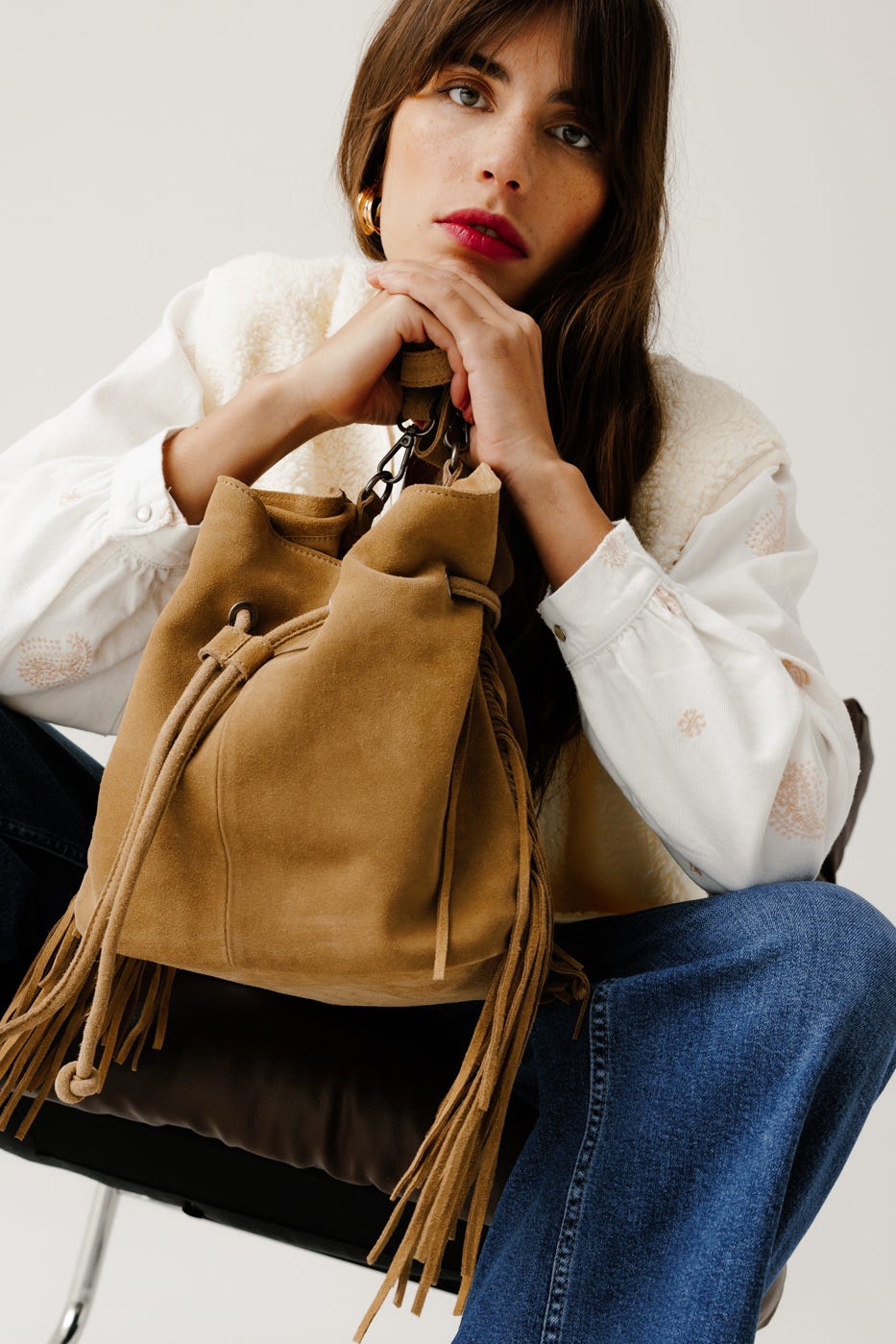 Sac en cuir KATE by Promod