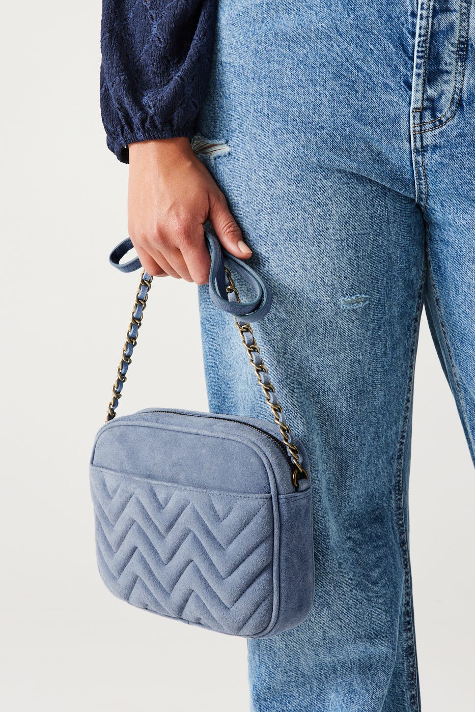 Sac en cuir matelassé Femme