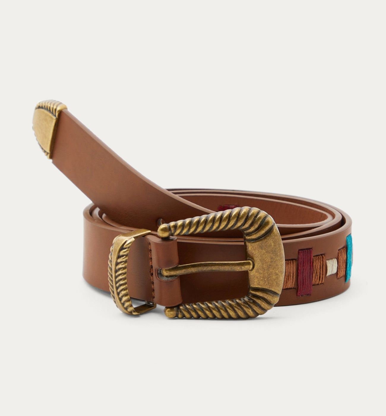 Far West fashion belt - Camel