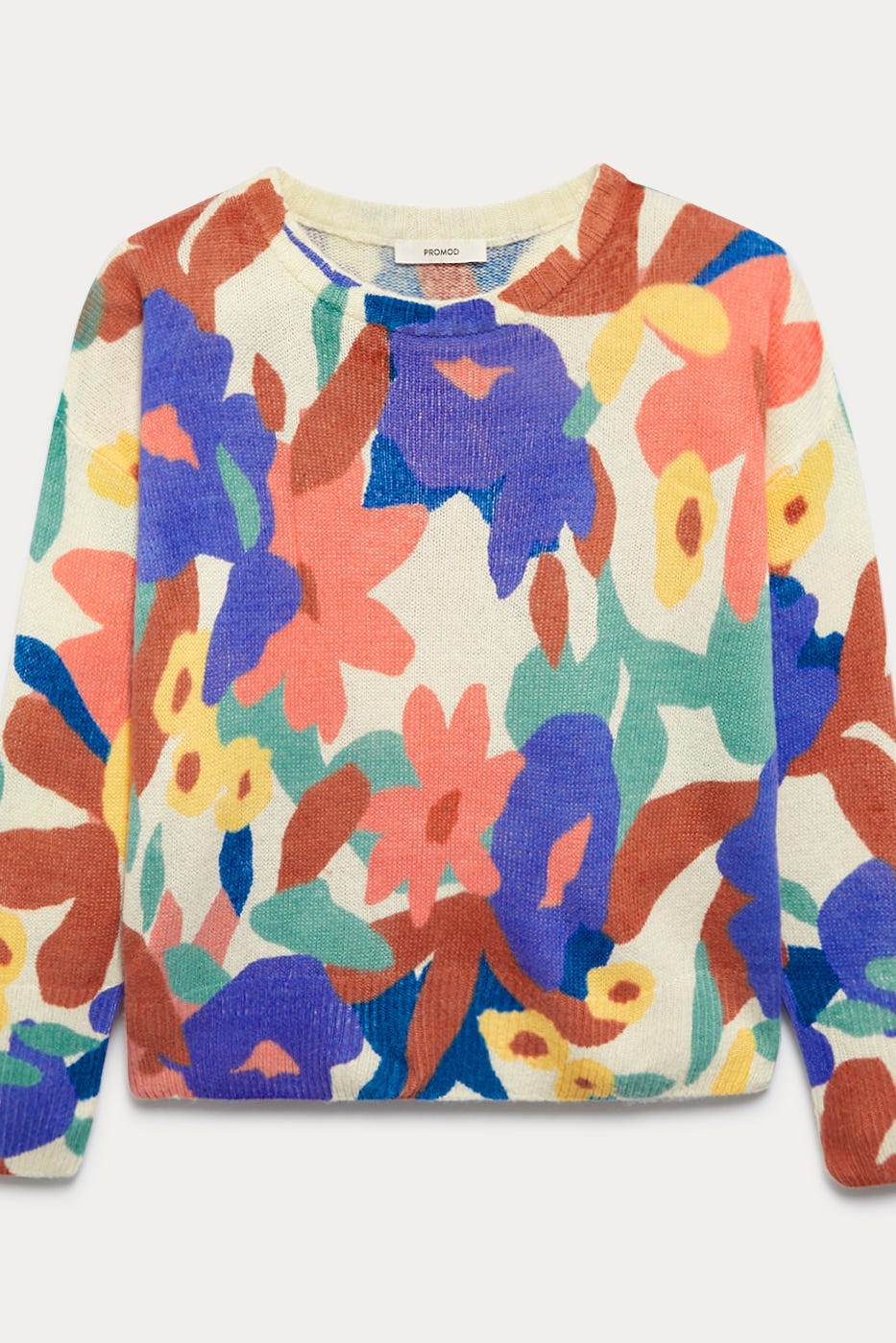 Pull fleuri imprimé Femme