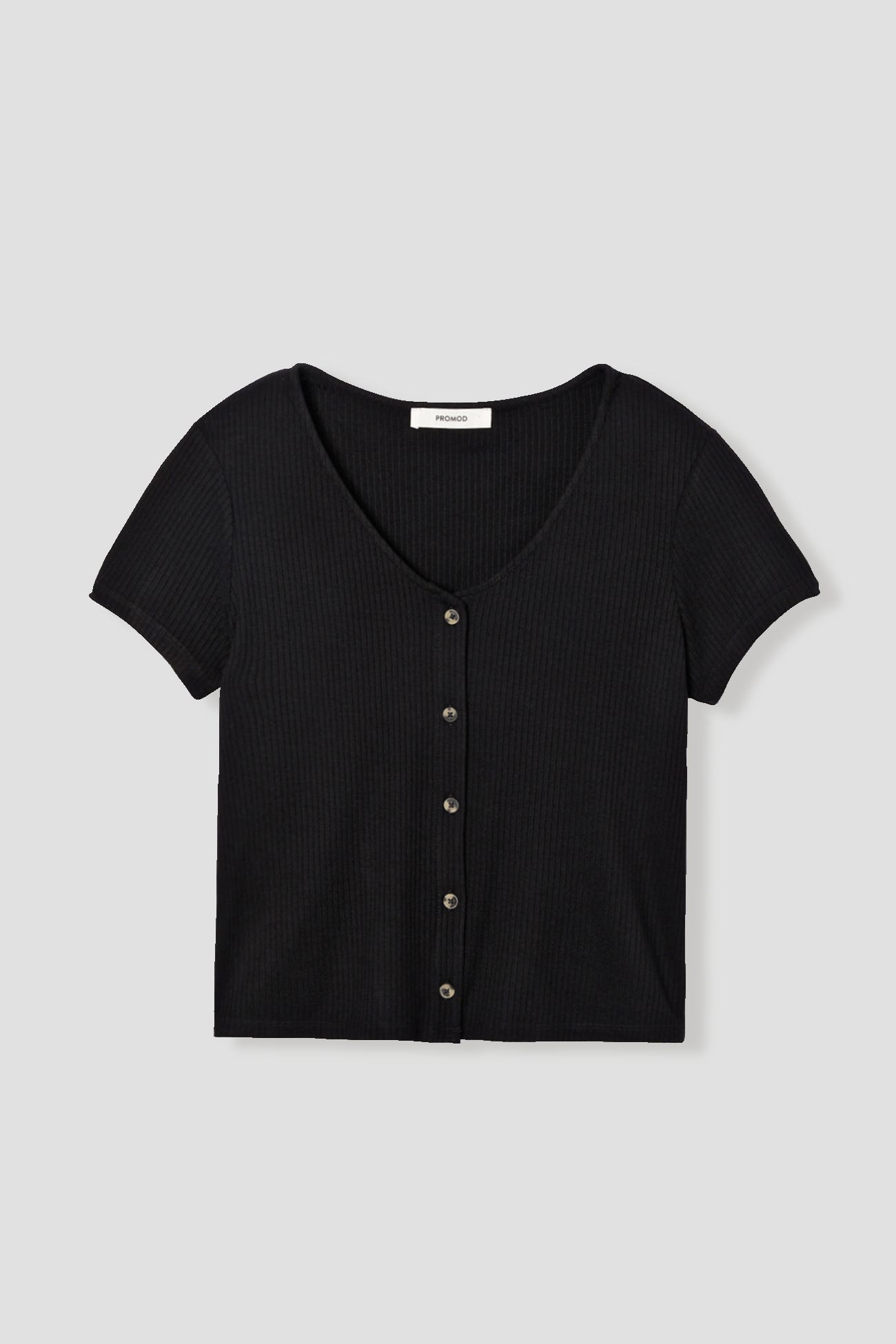 T-shirt côtelé Femme