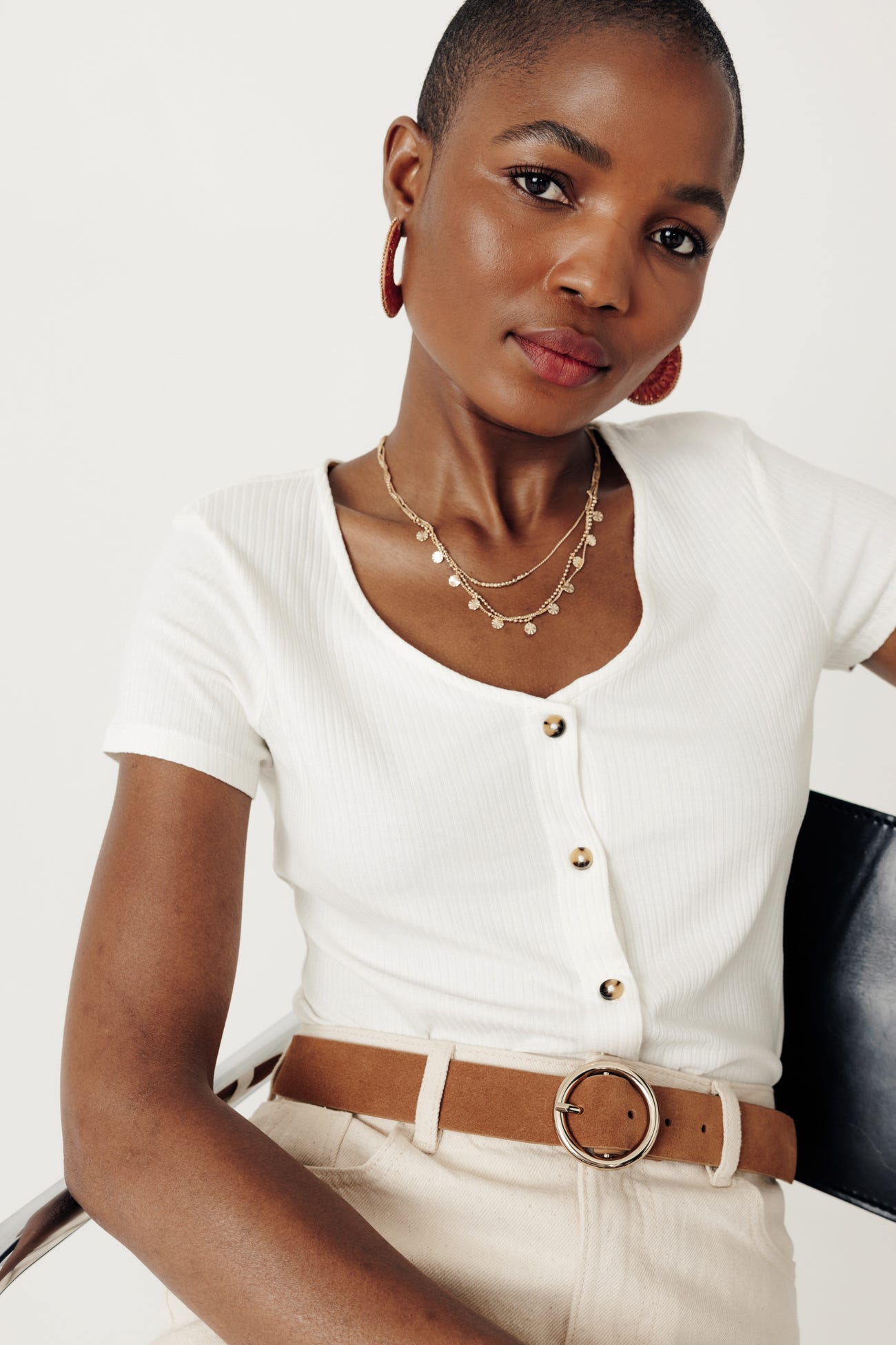 Ribbed t-shirt