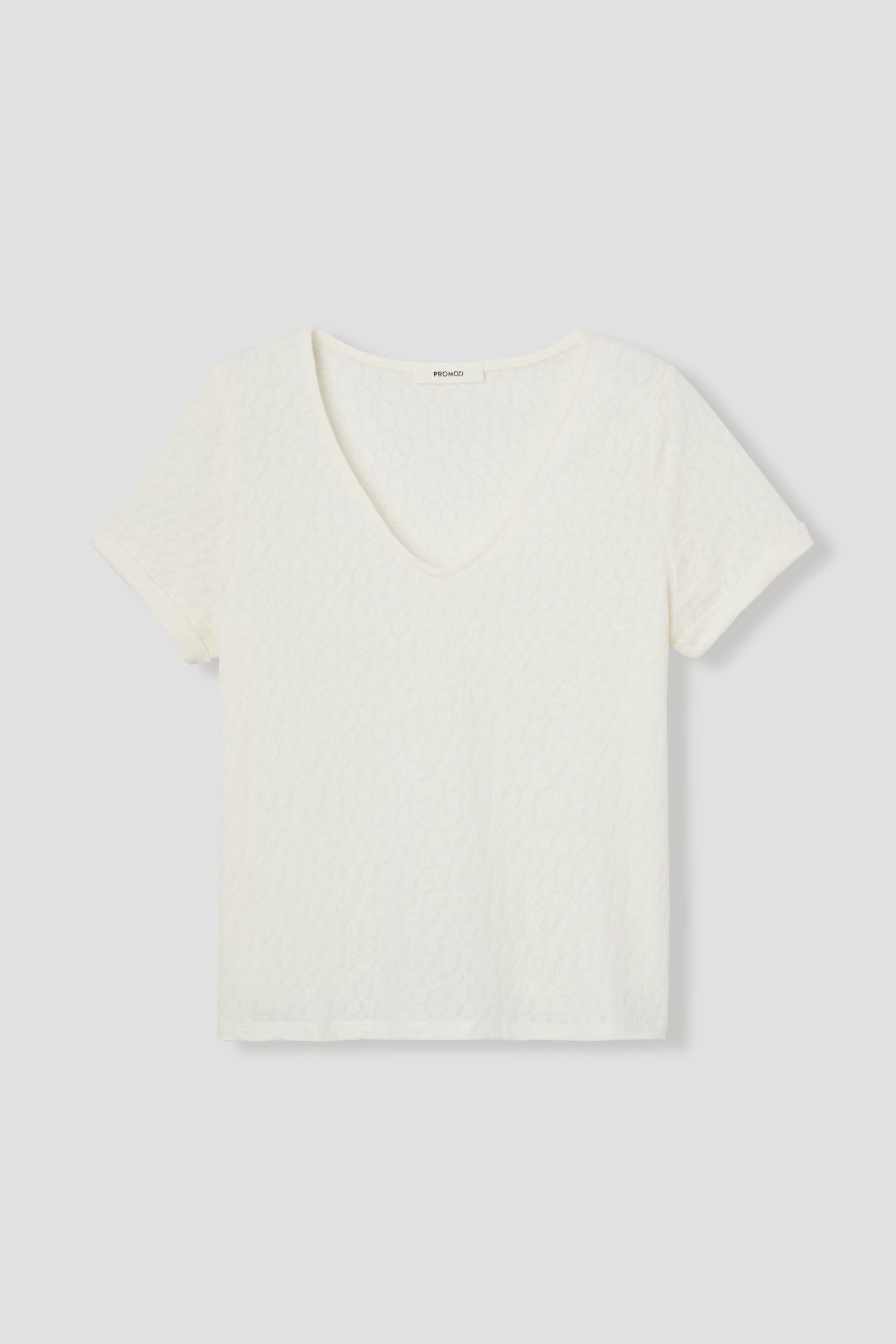 T-Shirt mit V-Ausschnitt