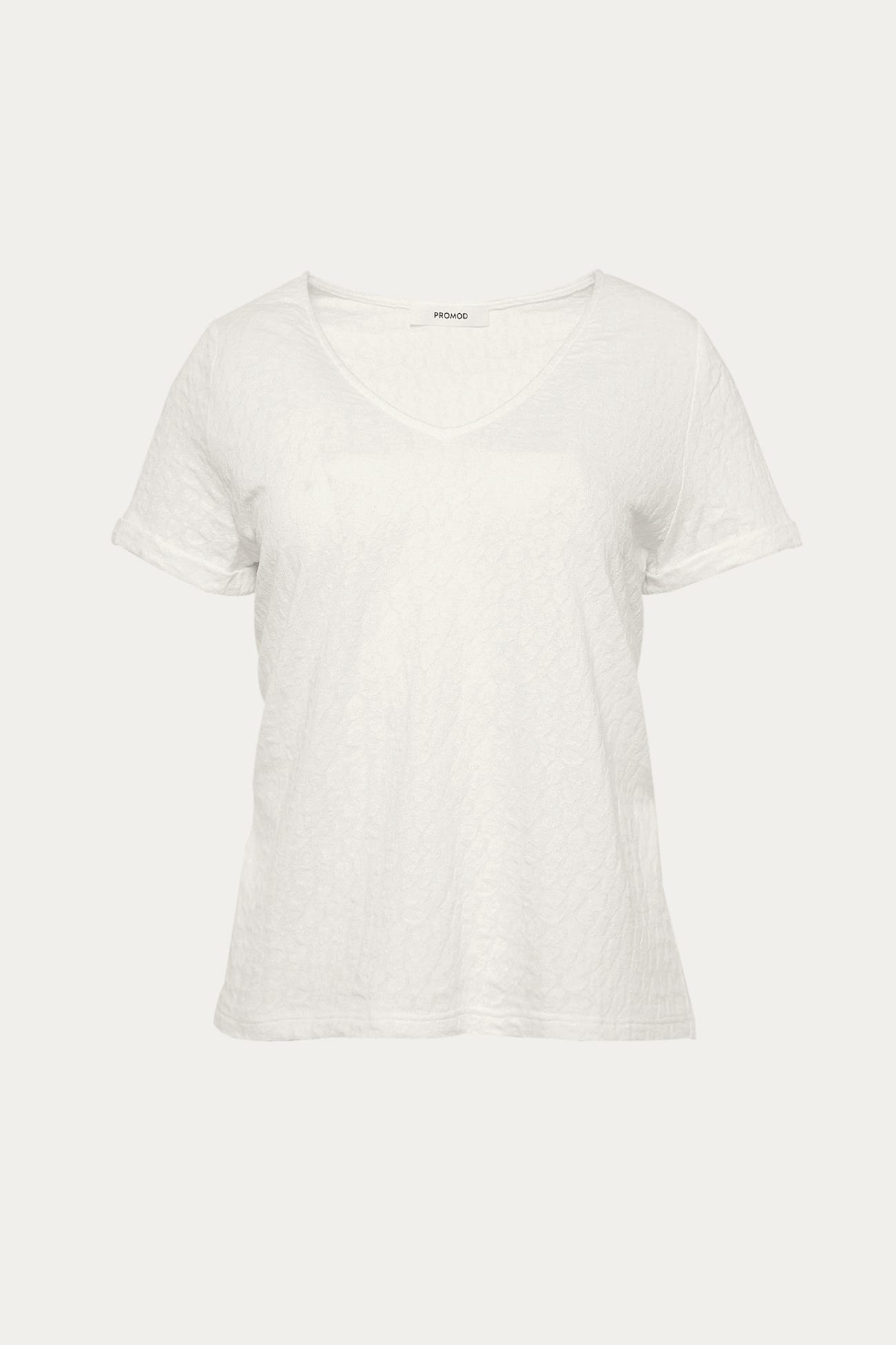 T-Shirt mit V-Ausschnitt