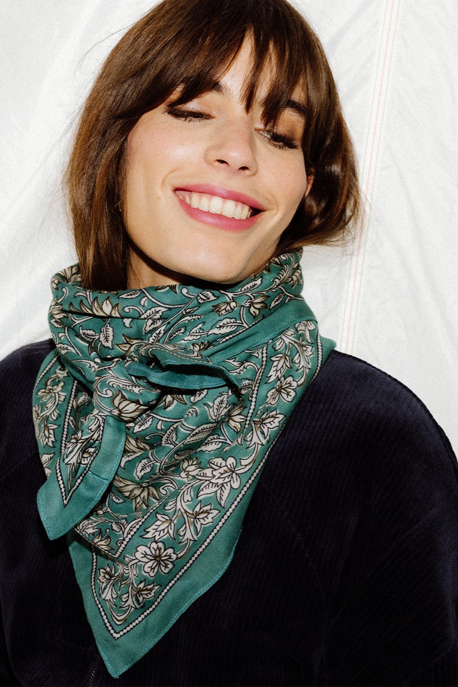 Foulard quadrato fantasia