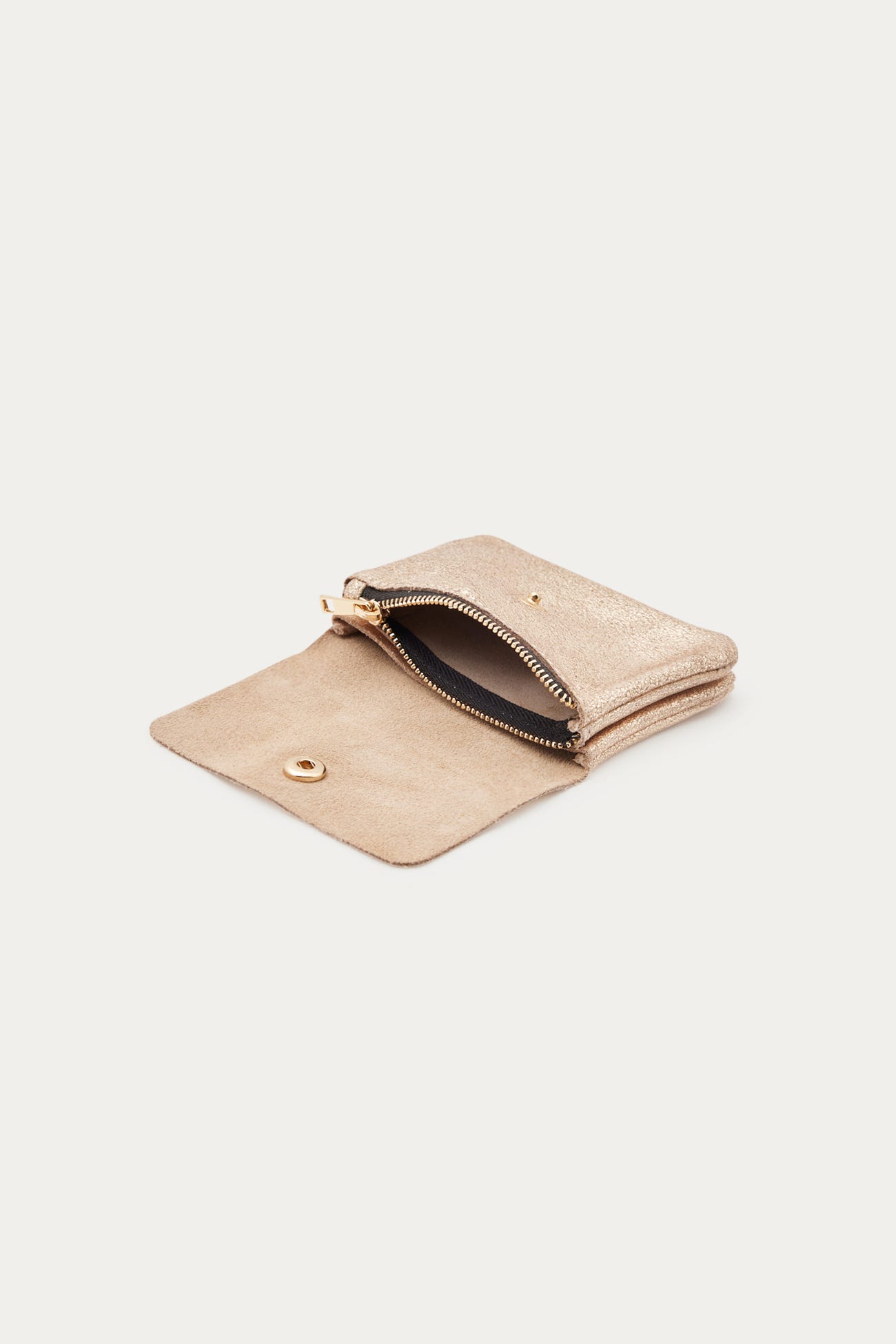 Petit porte-monnaie cuir irisé