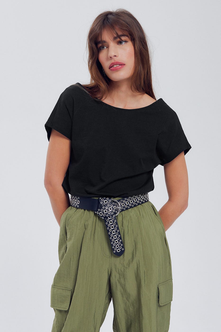 Low-back cotton top