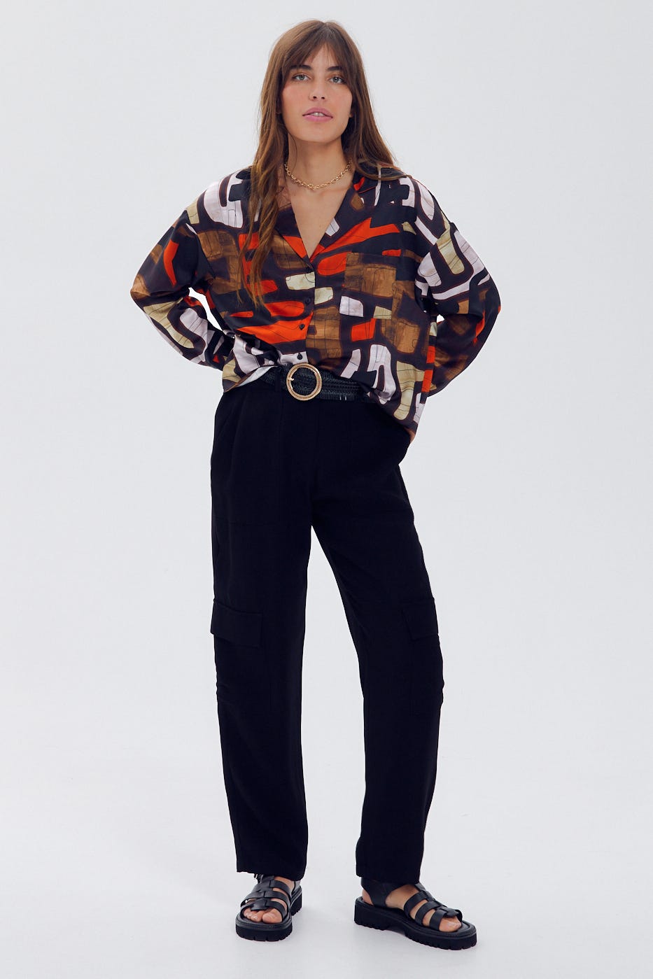Satin shirt