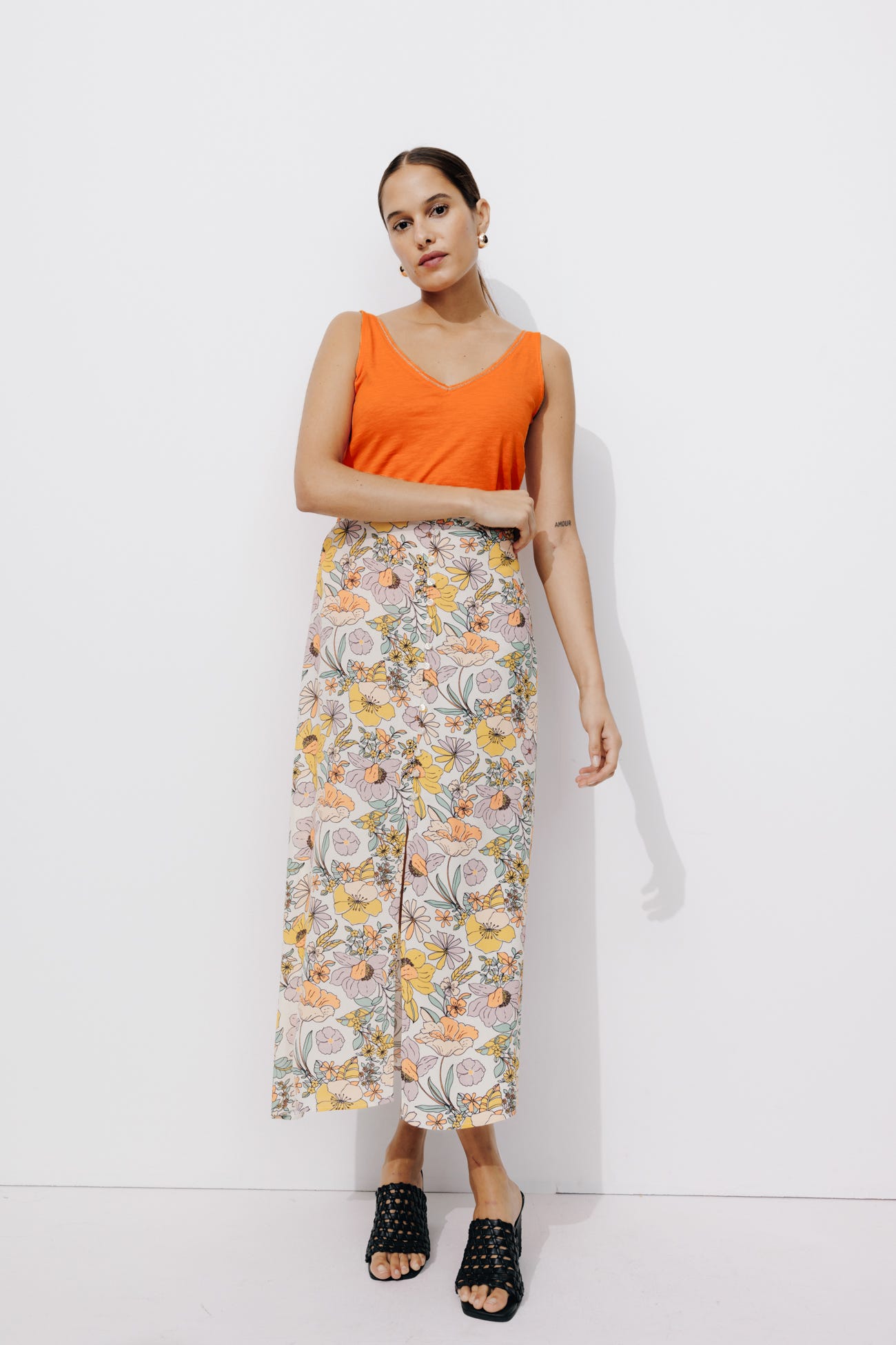 Débardeur col V Femme