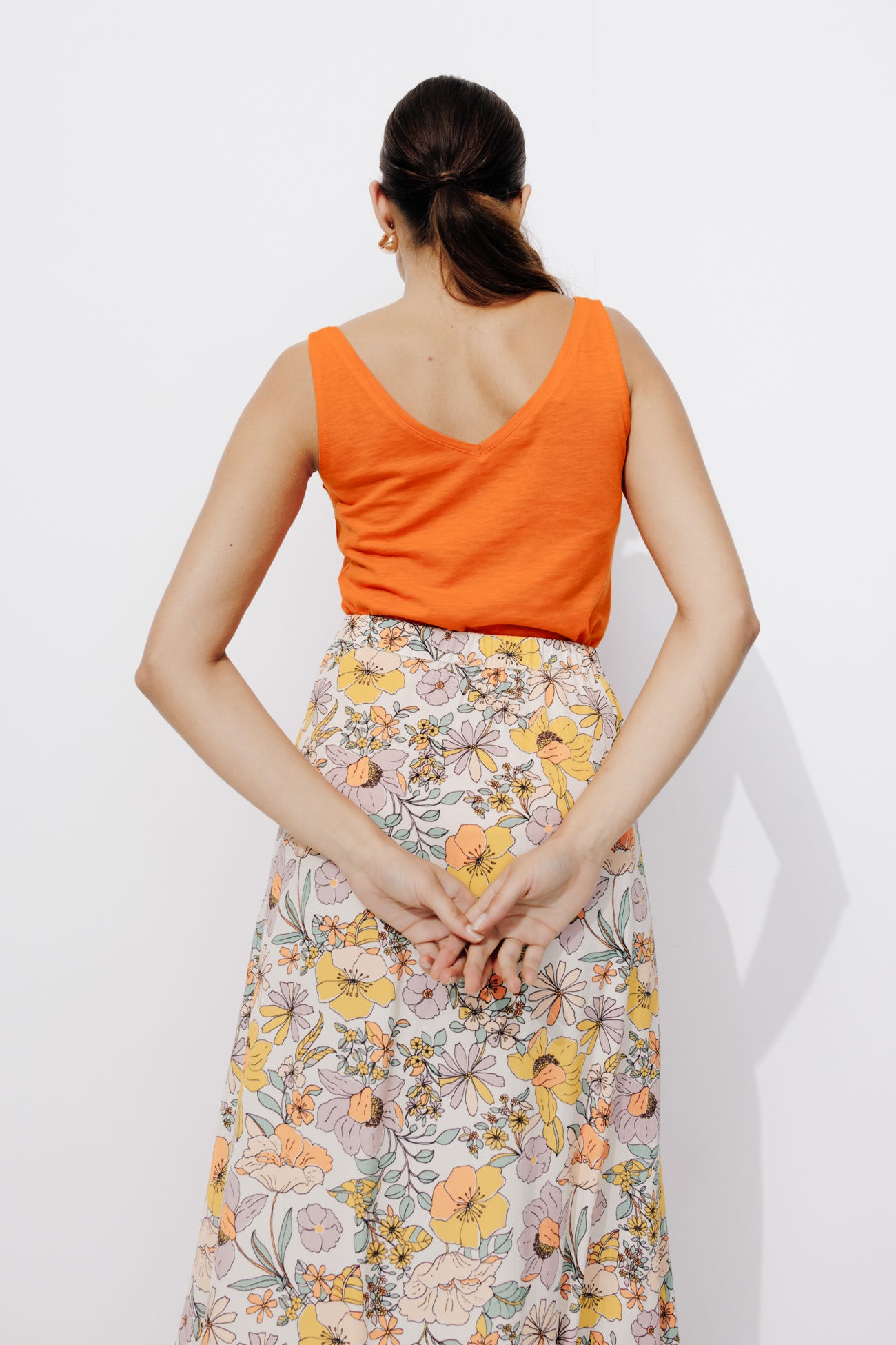 Débardeur col V Femme