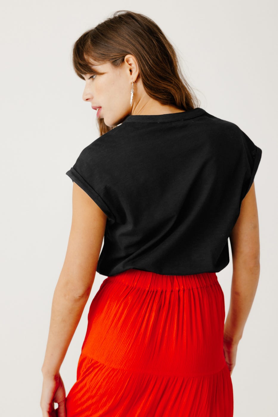 T-shirt collo alla tunisina