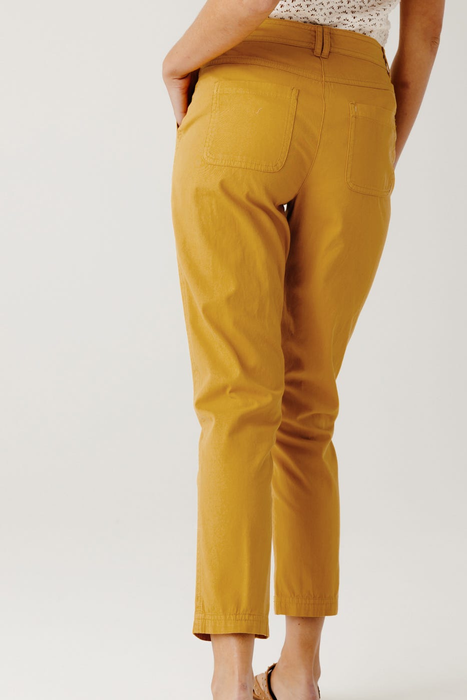 Pantalon en toile de coton