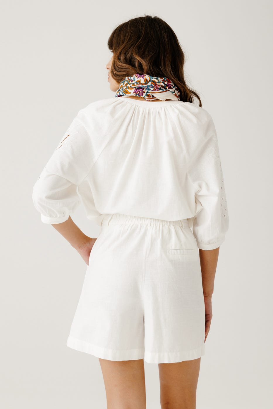 Short piñas talle alto