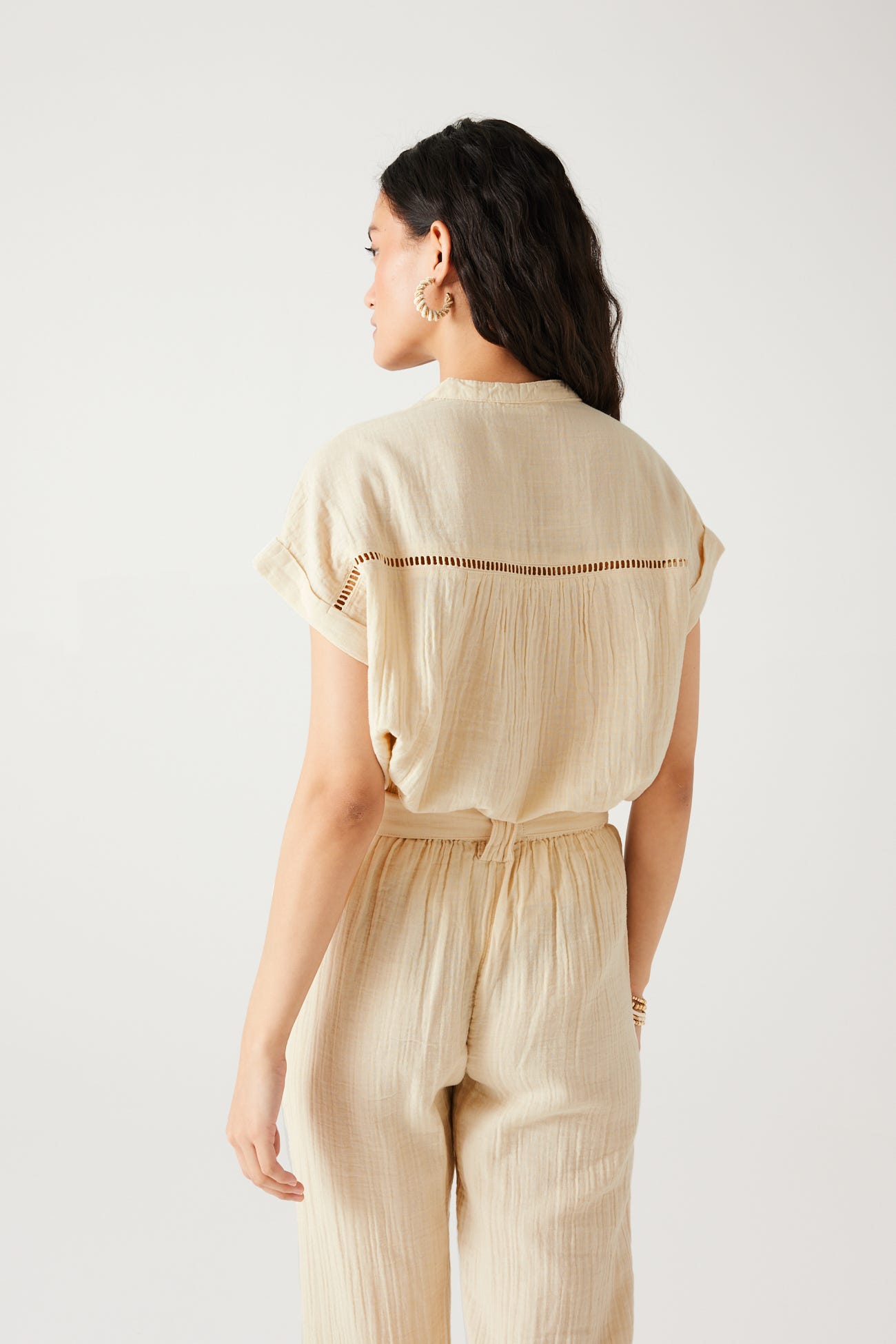 Blouse détail brodé Femme