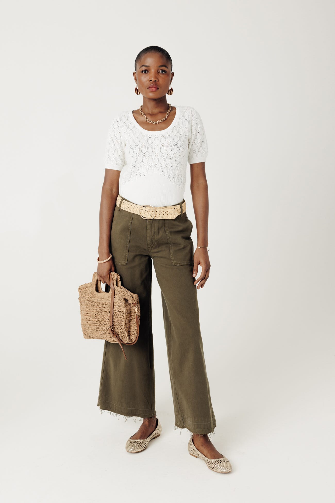 Maglia a trafori eco-design