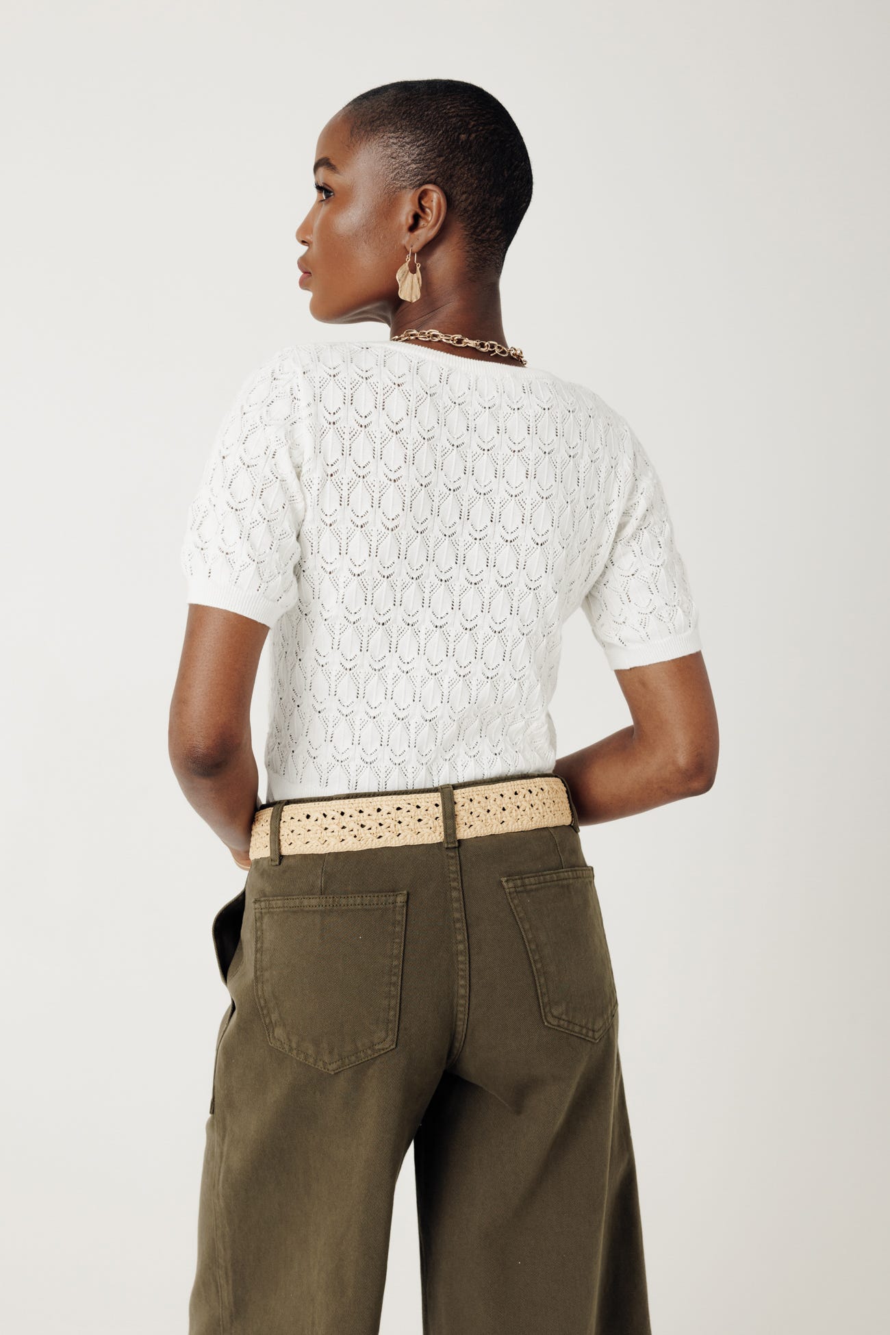 Maglia a trafori eco-design