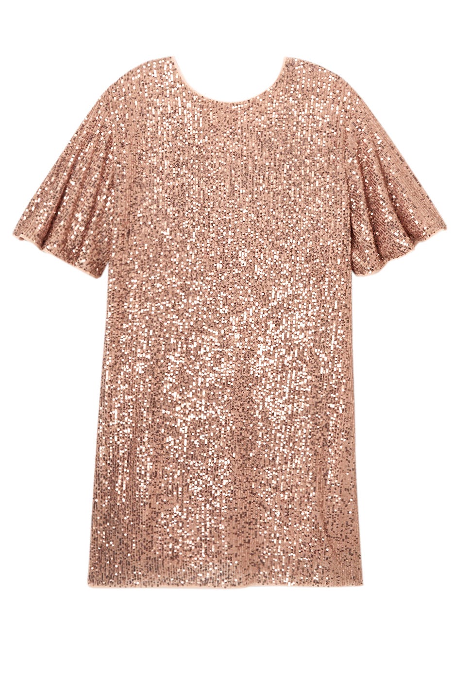 Robe courte à paillettes Femme