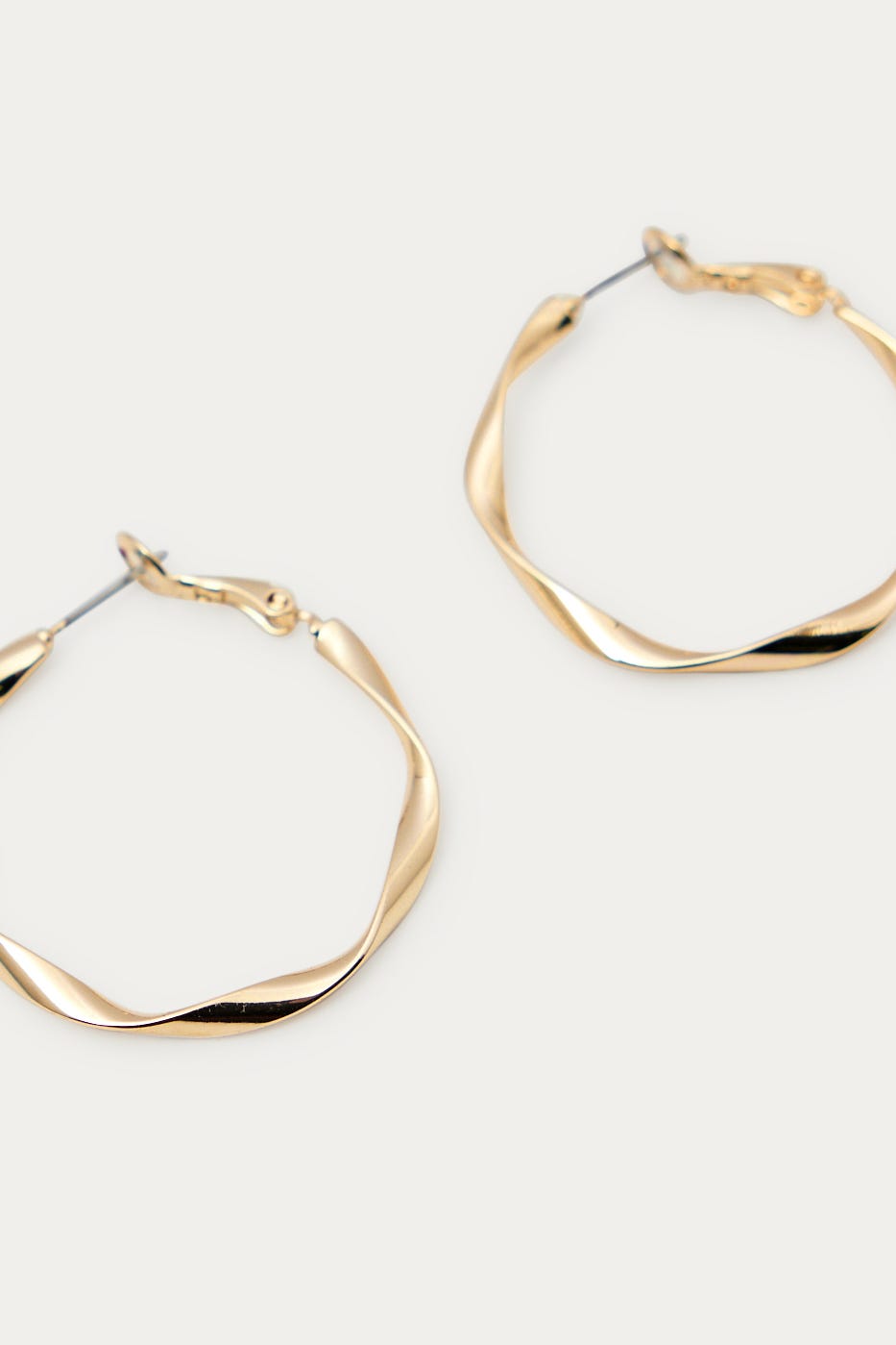 Bold hoop earrings