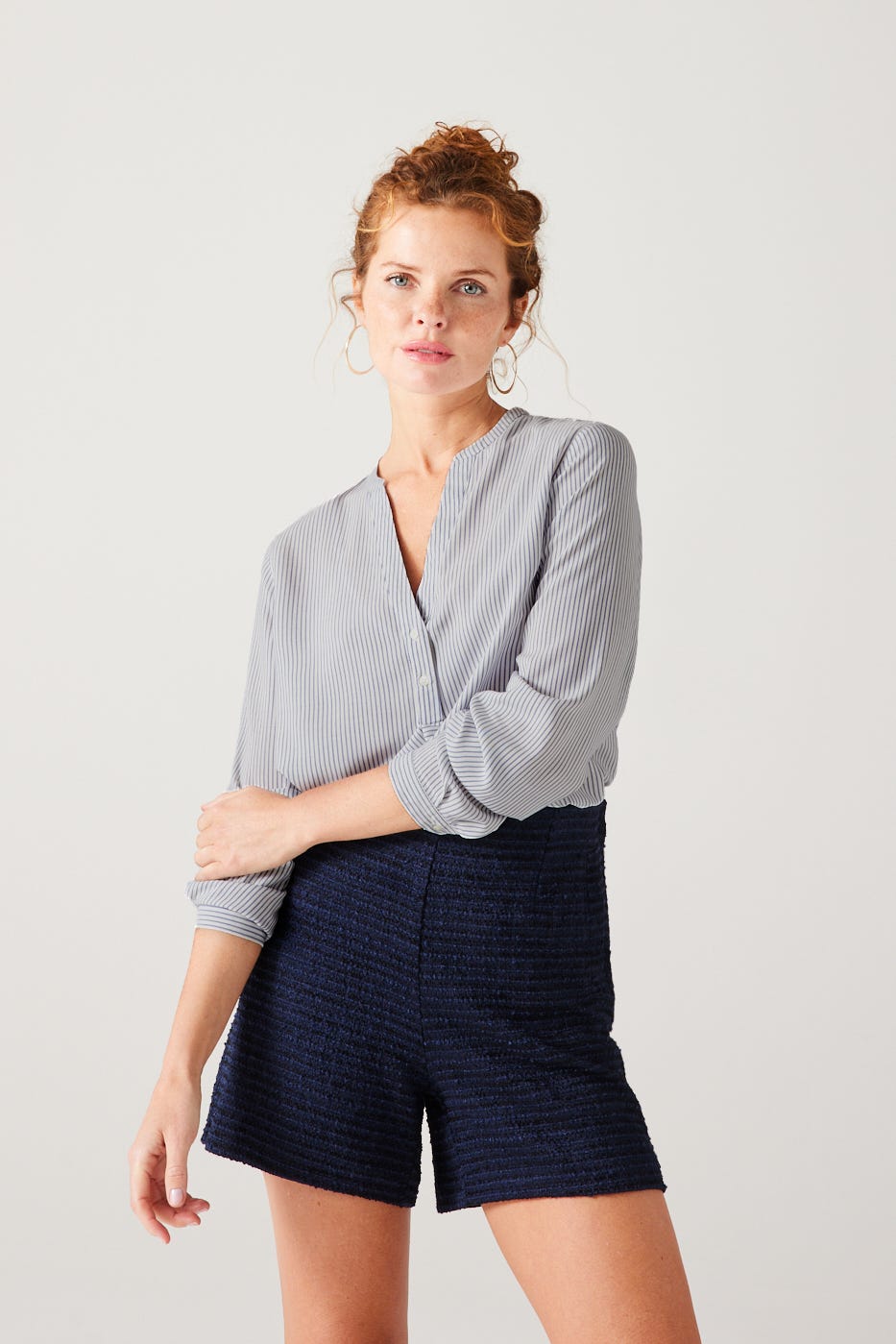 Blouse rayée Femme