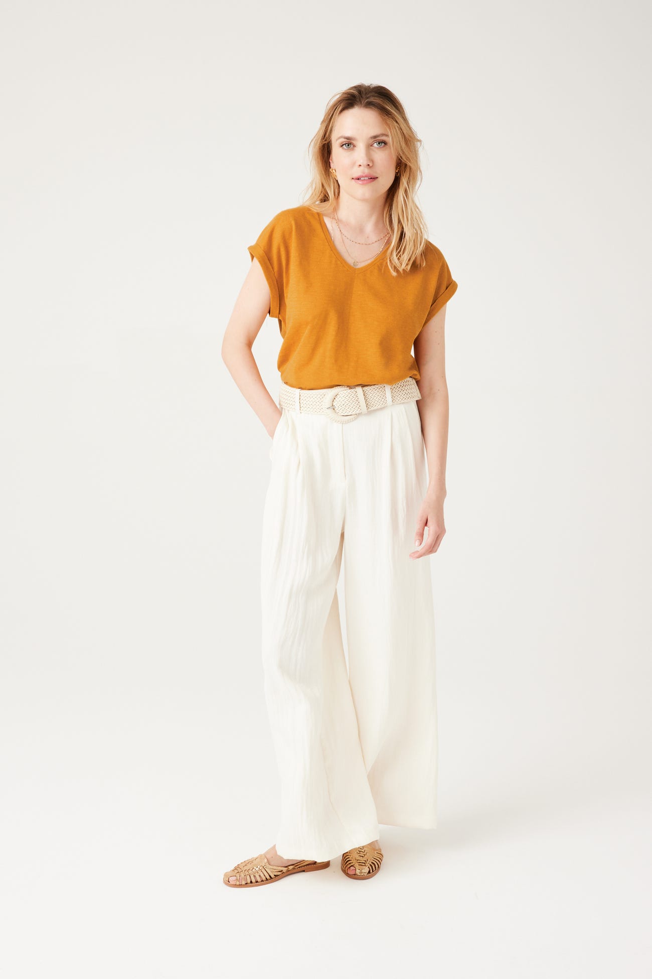 Embroidered t-shirt