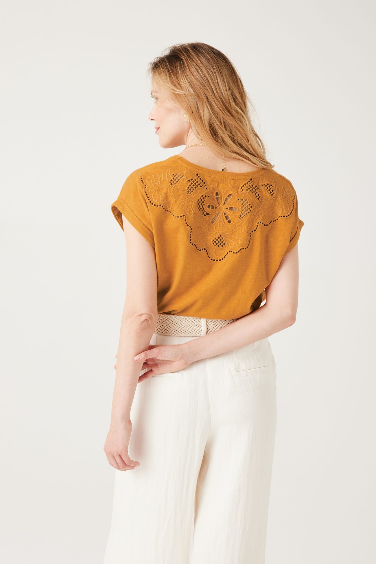 Embroidered t-shirt