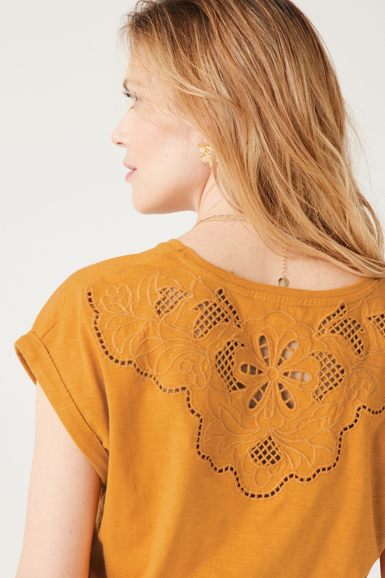 Embroidered t-shirt