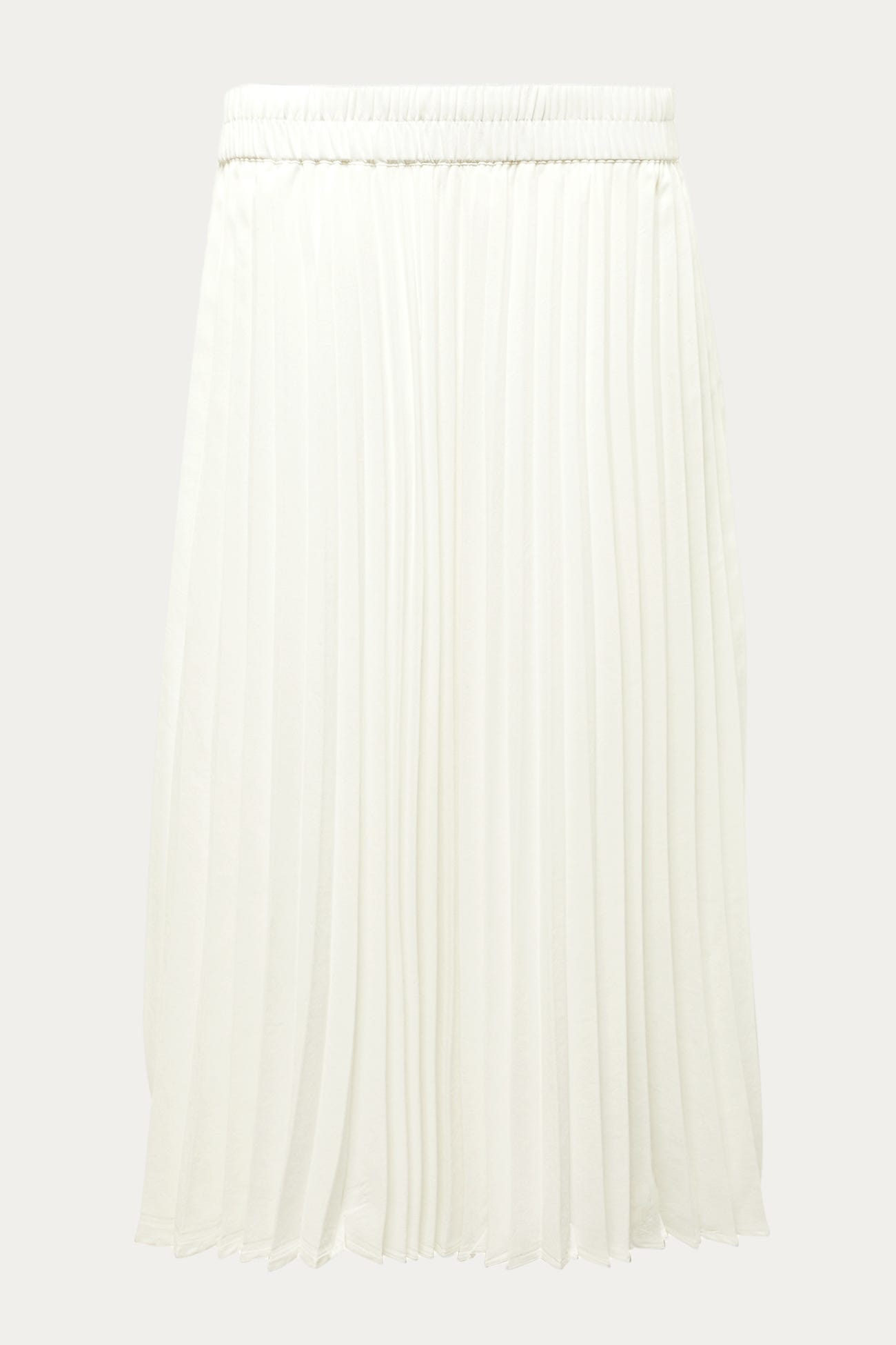 Midi pleated skirt