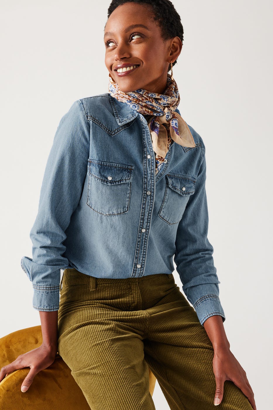 Chemise en jean Femme