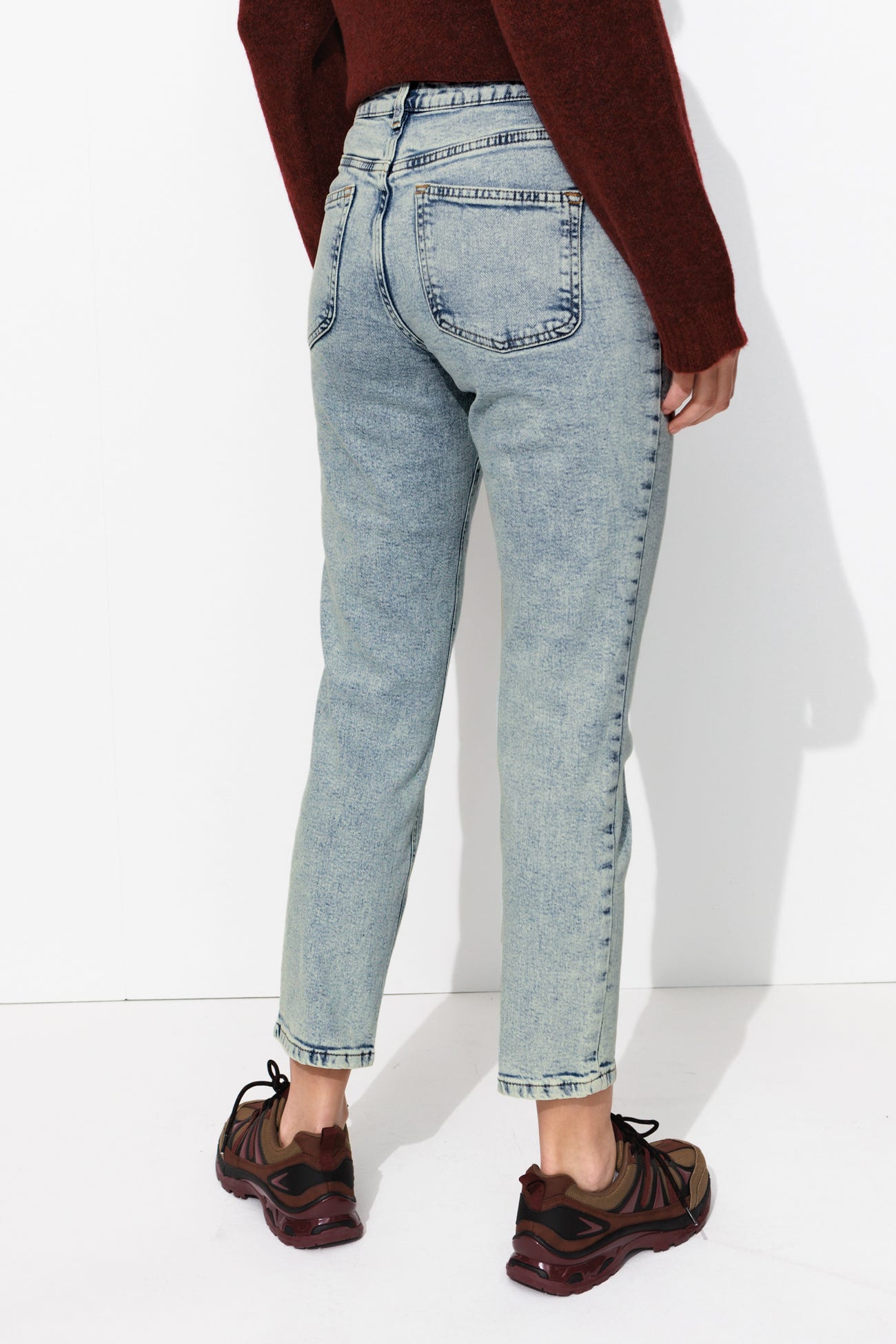 GASTON slim-leg cropped jeans
